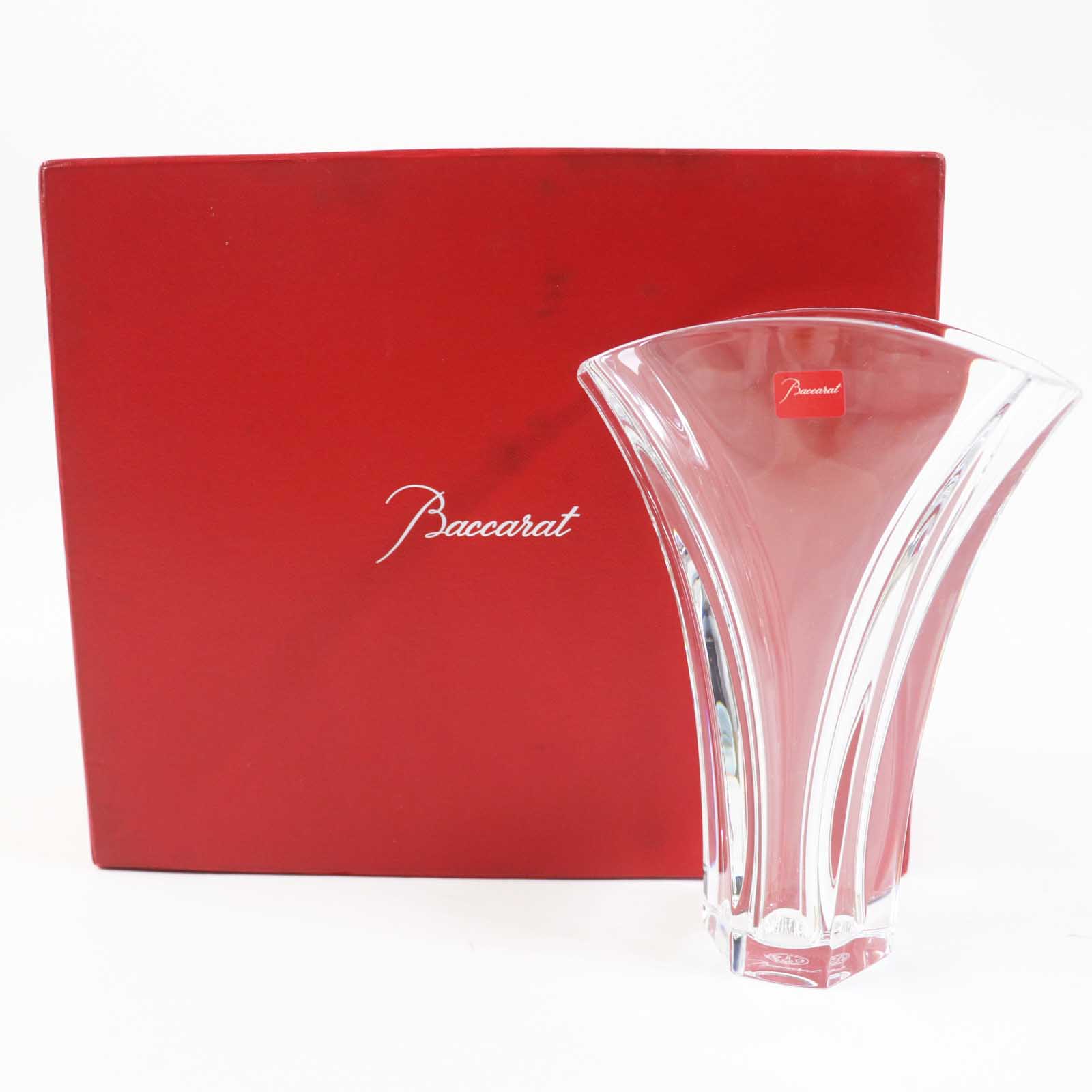 Baccarat GINKGO Crystal Glass Flower Vase