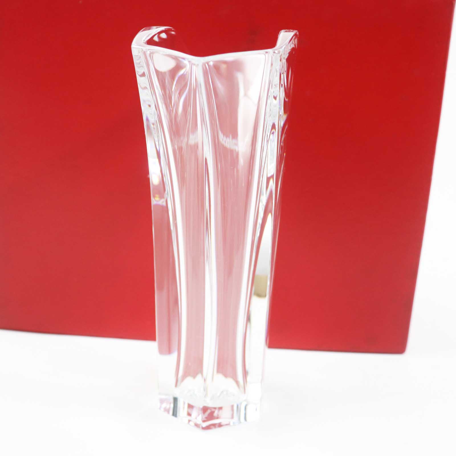 Baccarat GINKGO Crystal Glass Flower Vase