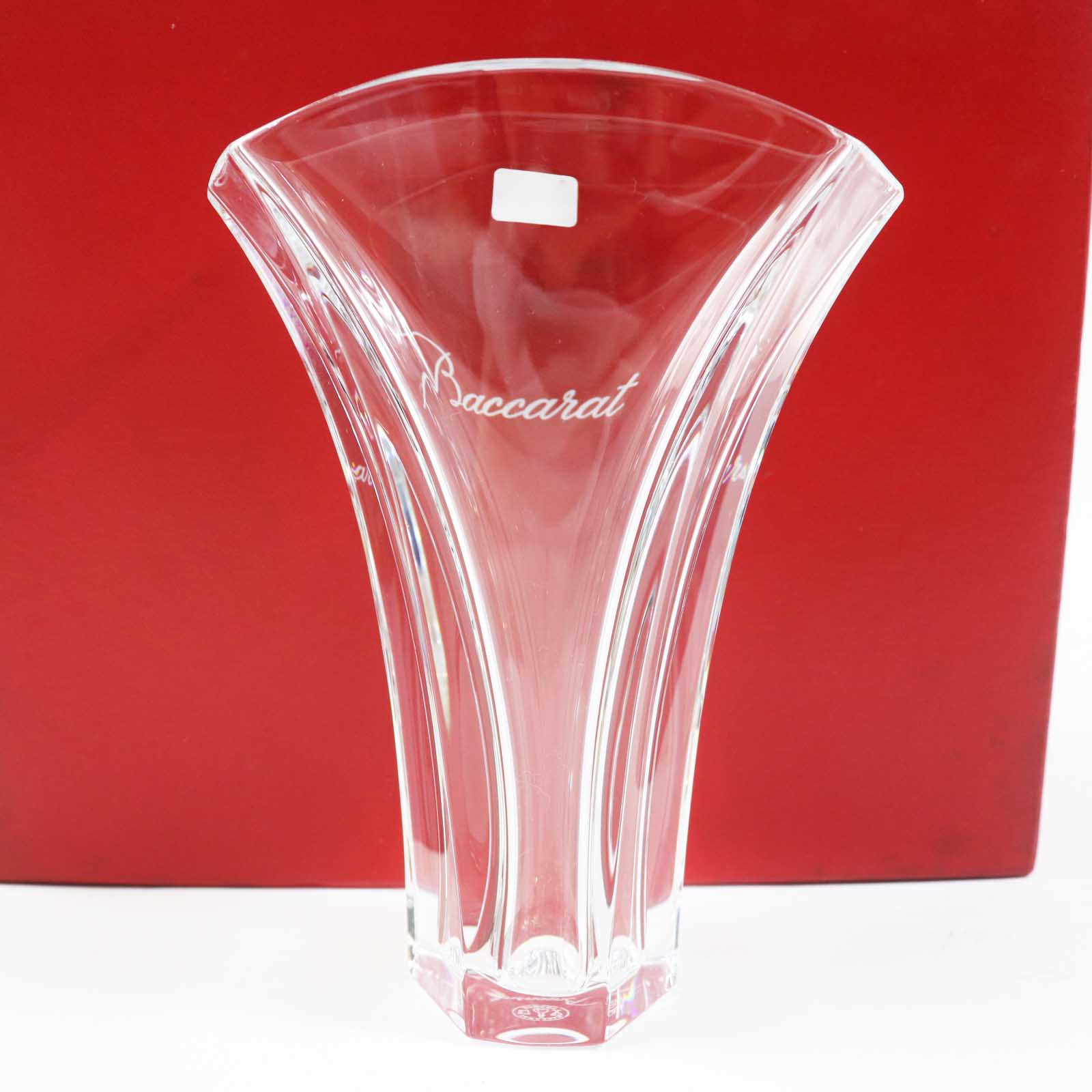 Baccarat GINKGO Crystal Glass Flower Vase