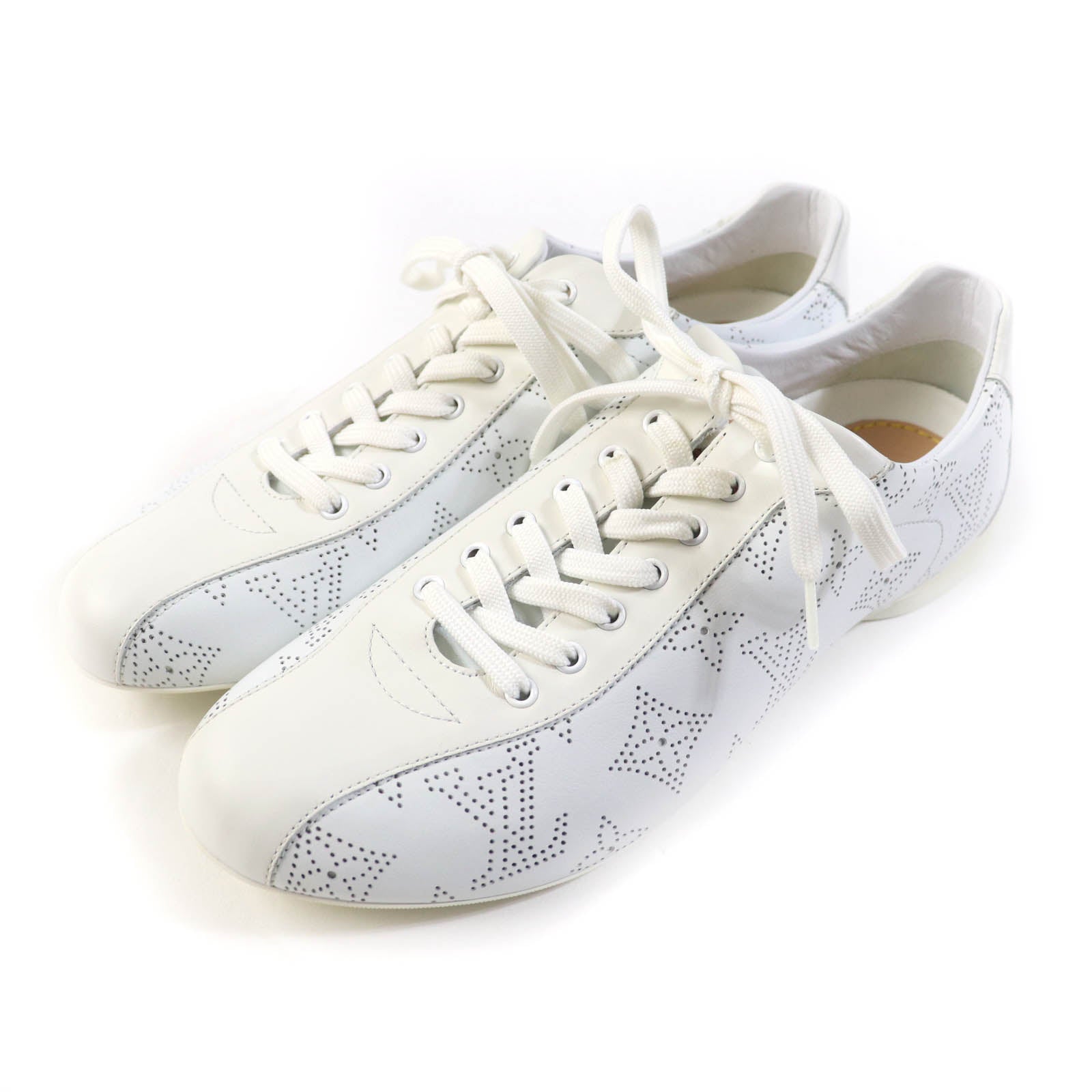 Louis Vuitton Monogram Mahina Leather Sneakers