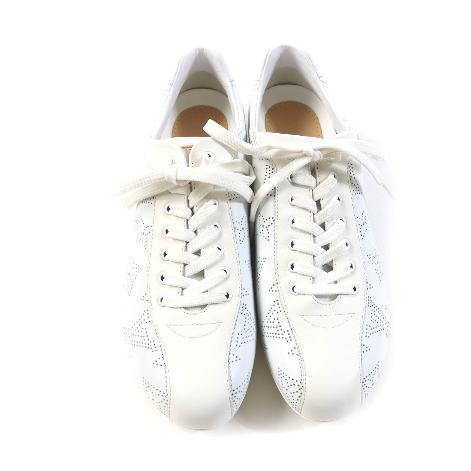 Louis Vuitton Monogram Mahina Leather Sneakers