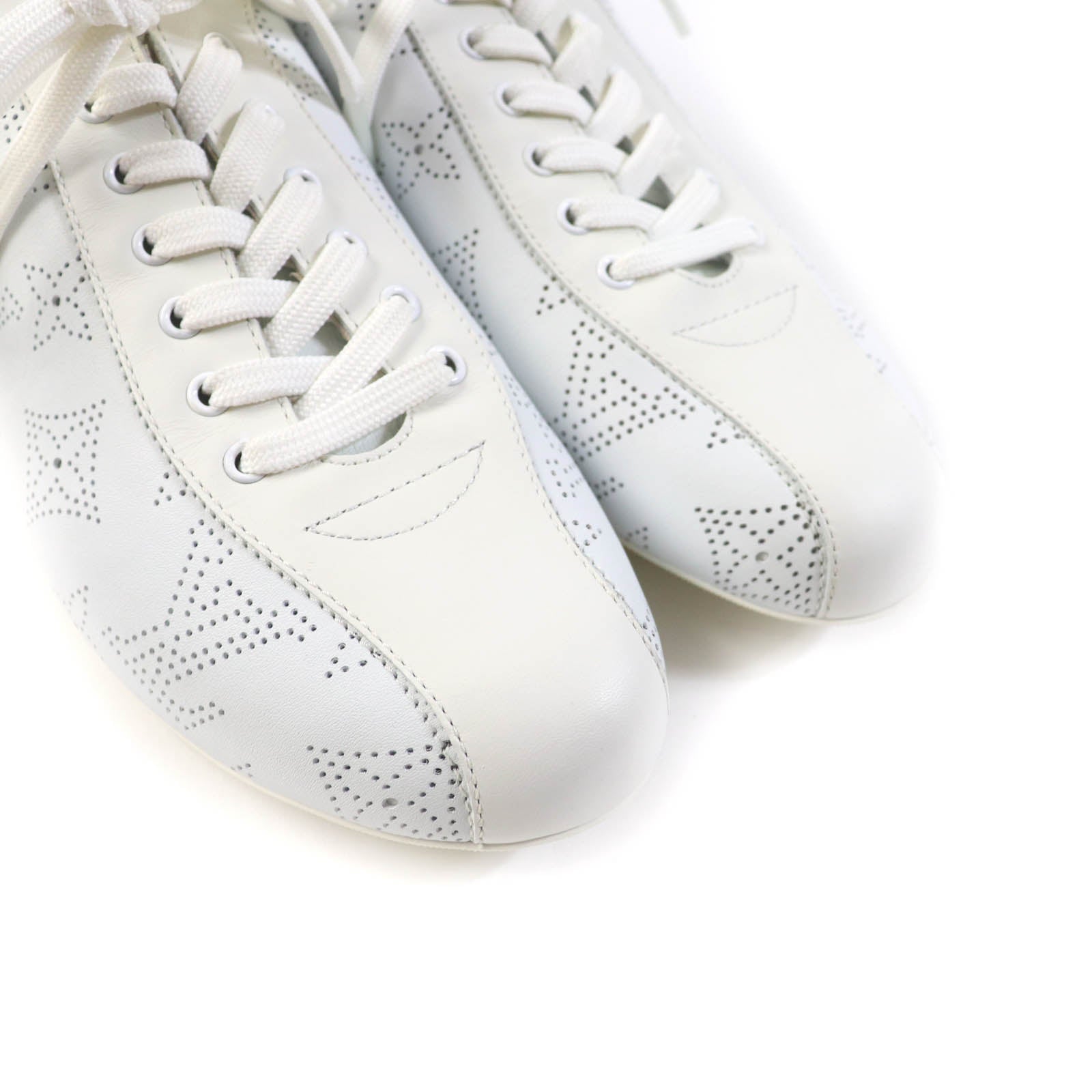 Louis Vuitton Monogram Mahina Leather Sneakers