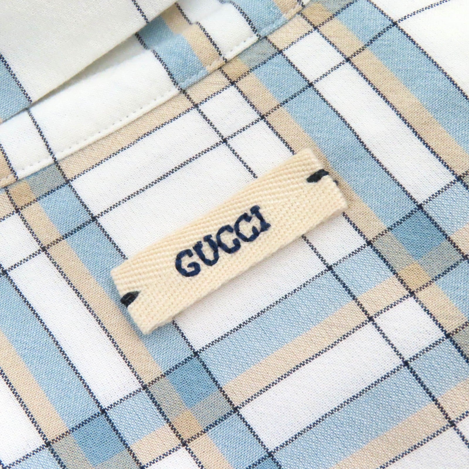 GUCCI Rayon Check Bowling Shirt 48