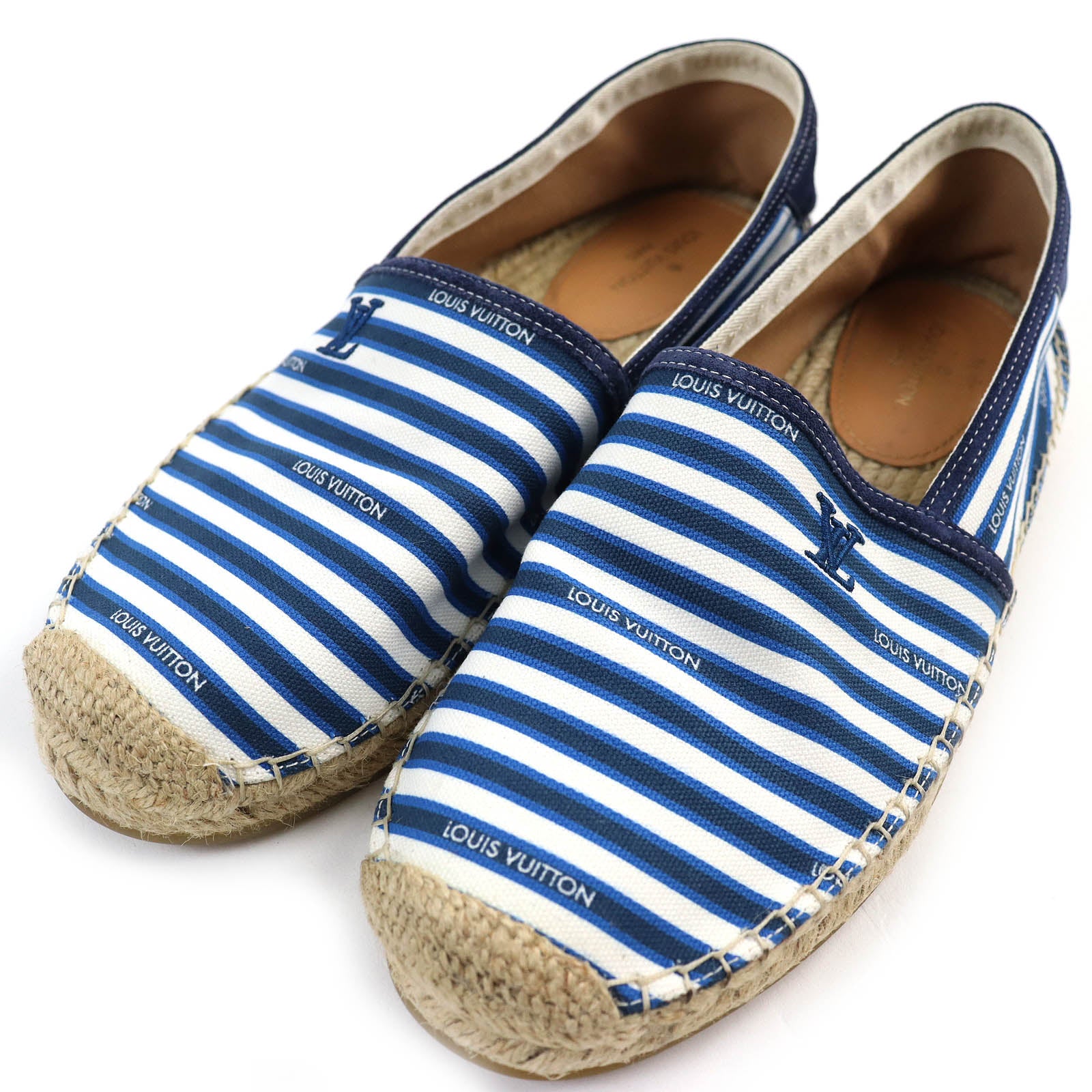 Louis Vuitton Suede Espadrilles Slip-on Shoes