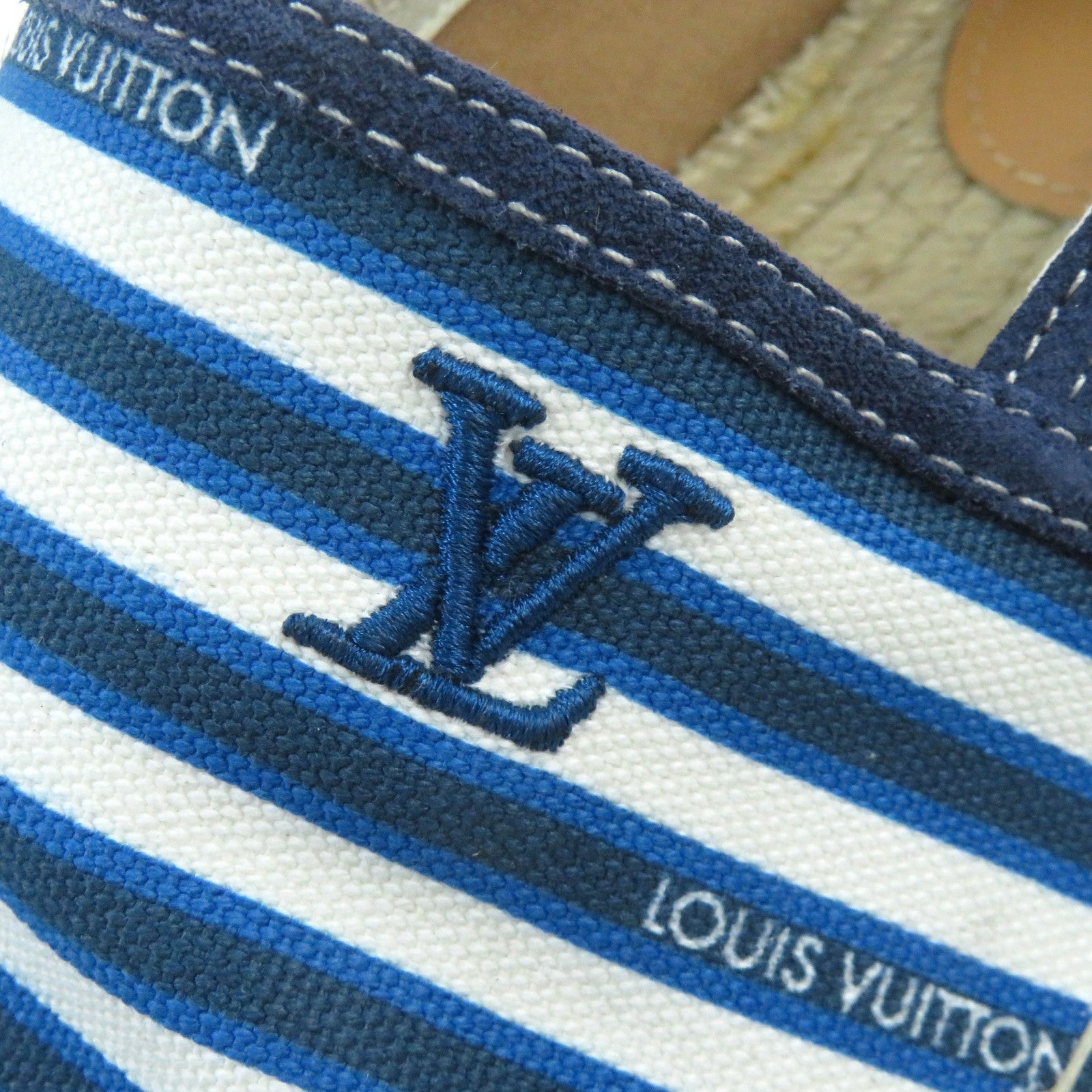 Louis Vuitton Suede Espadrilles Slip-on Shoes