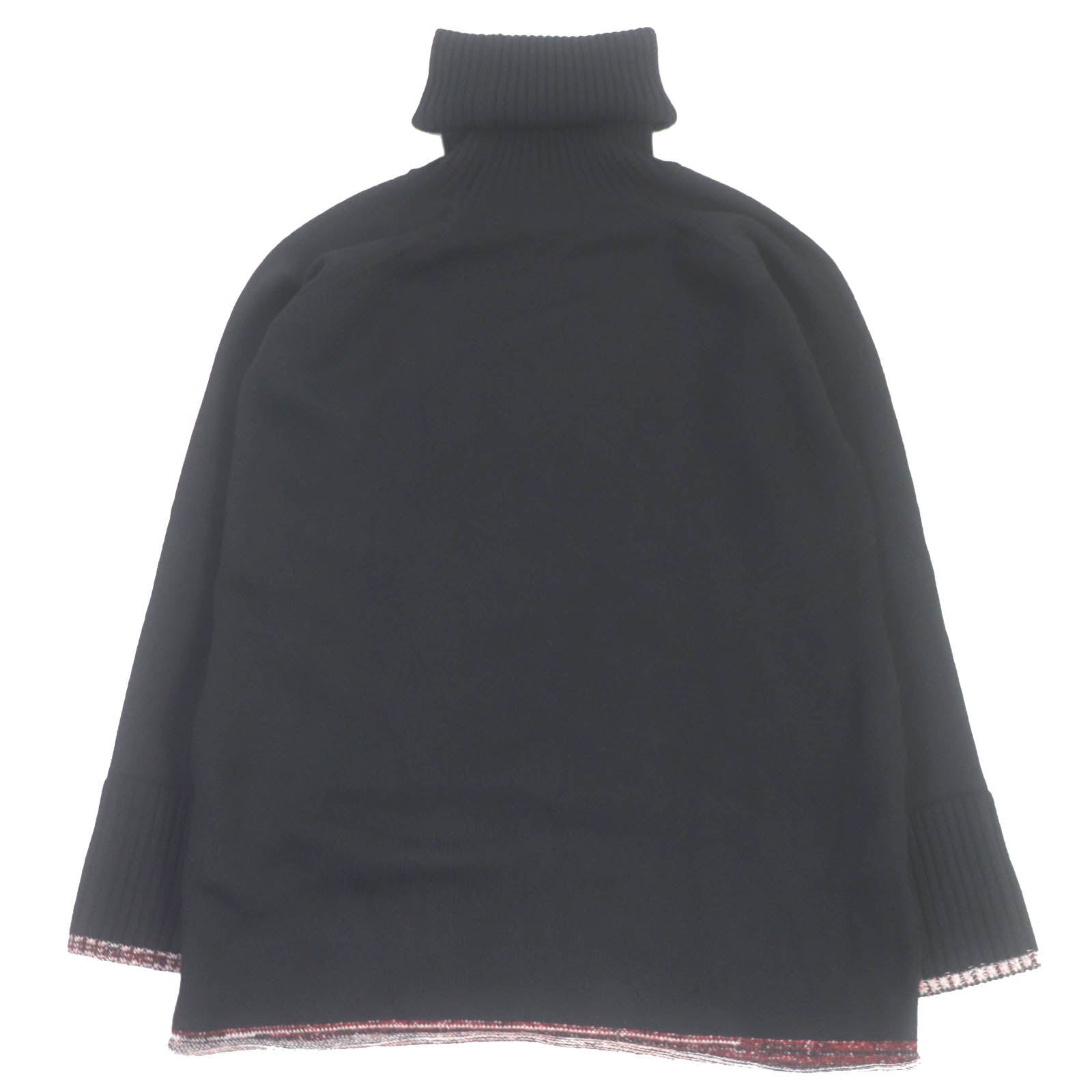 Yohji Yamamoto Wool Cotton Turtleneck Sweater