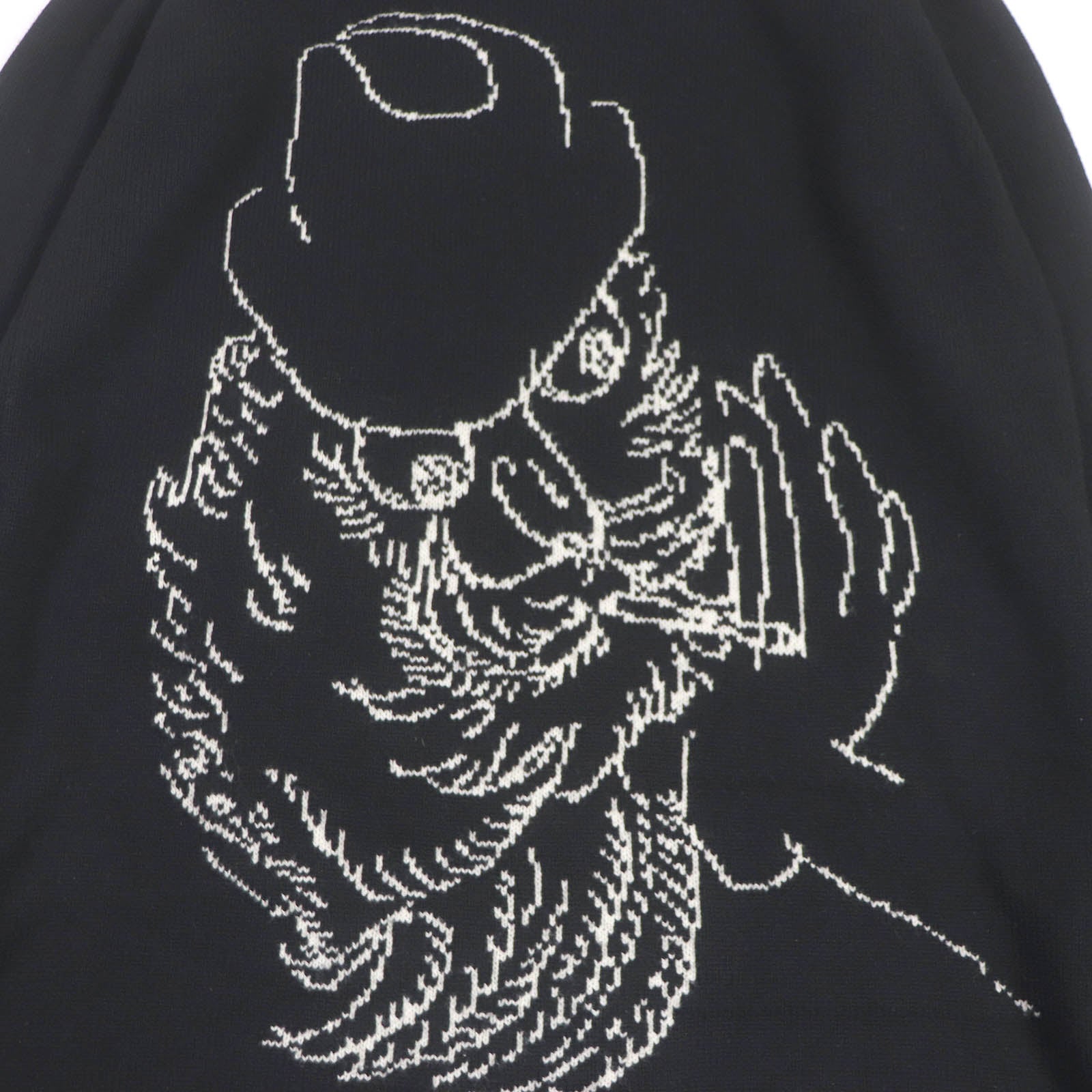 Yohji Yamamoto Wool Cotton Turtleneck Sweater