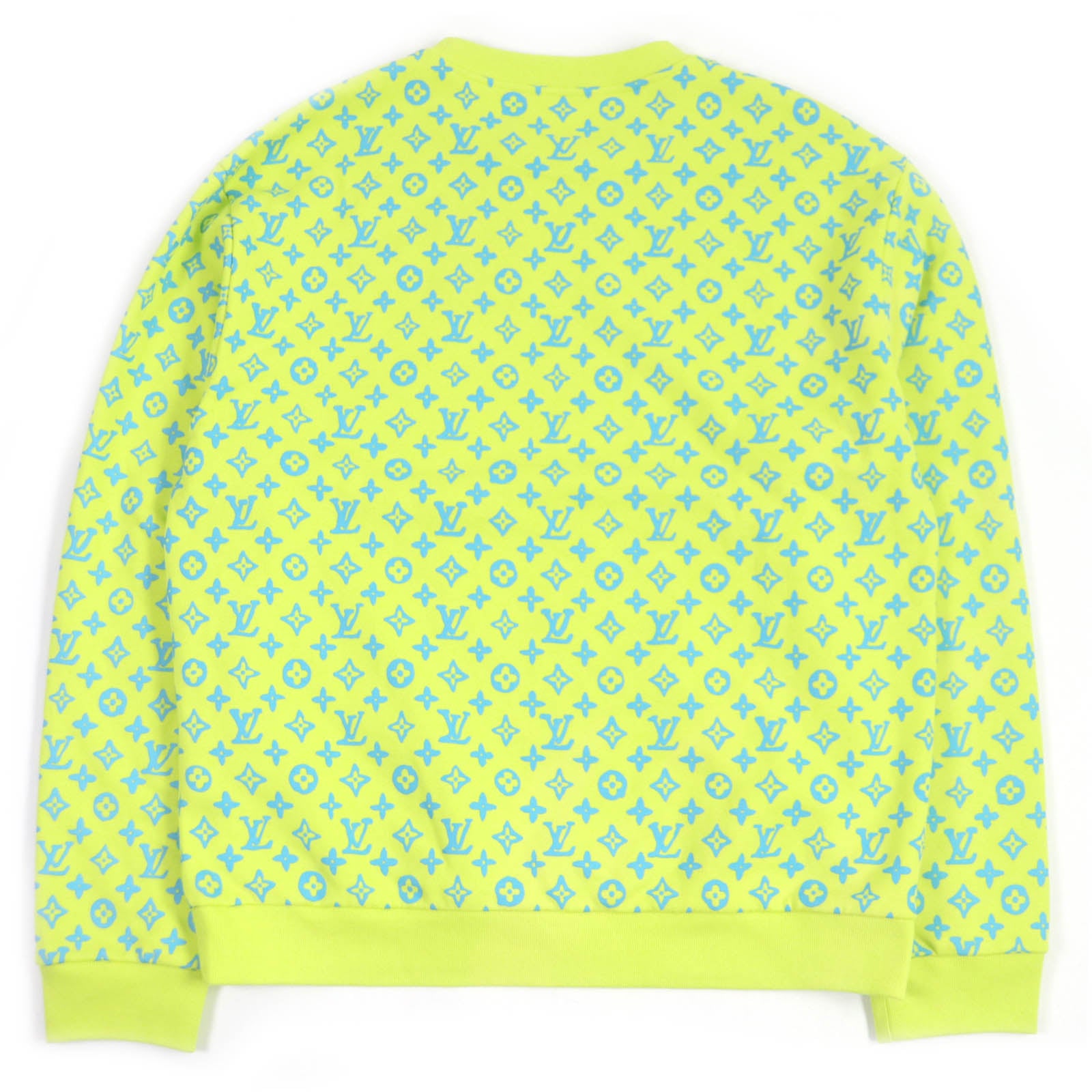 Louis Vuitton Monogram Sweatshirt Yellow-Green L