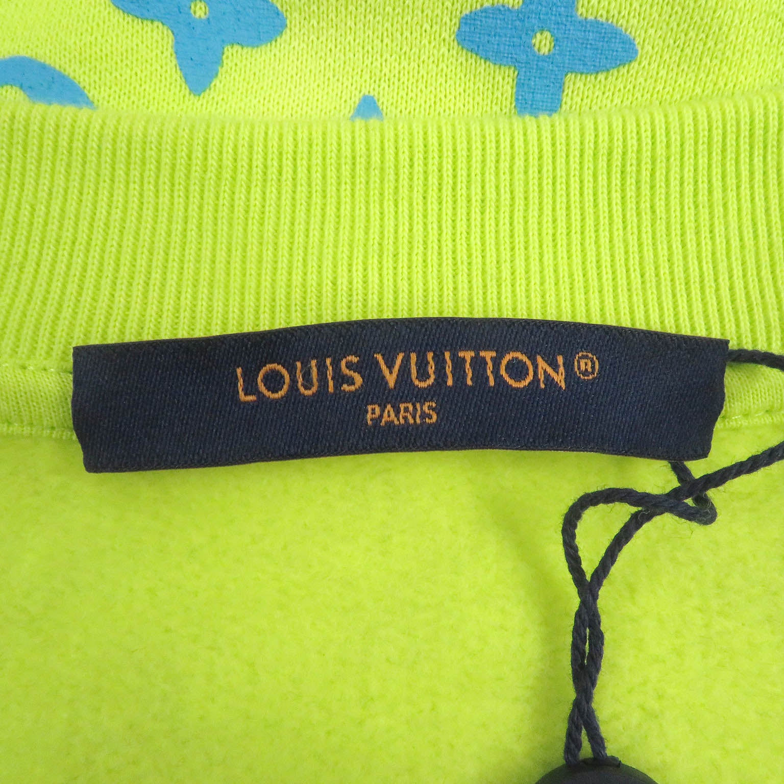 Louis Vuitton Monogram Sweatshirt Yellow-Green L