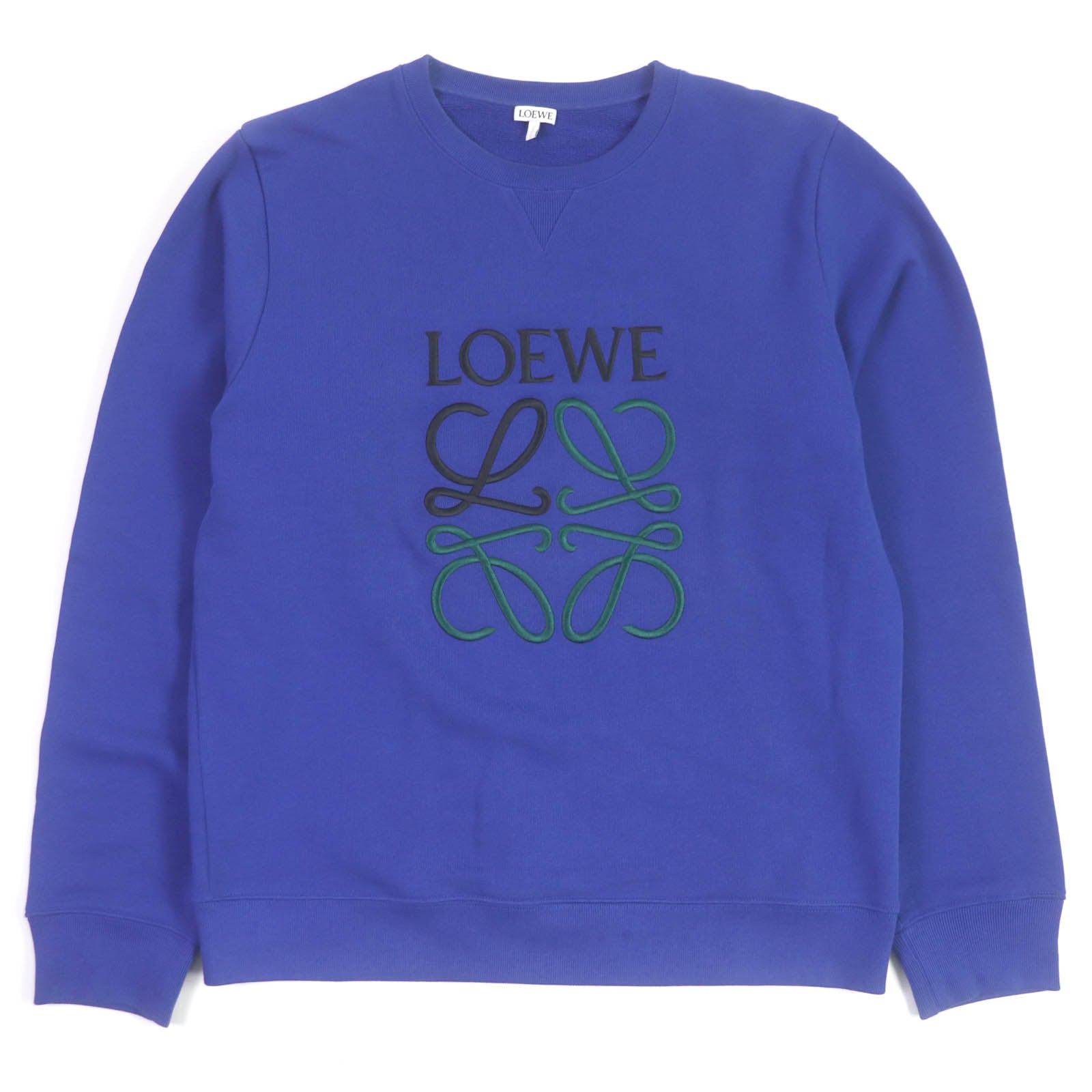 LOEWE Anagram Logo Sweatshirt Blue L