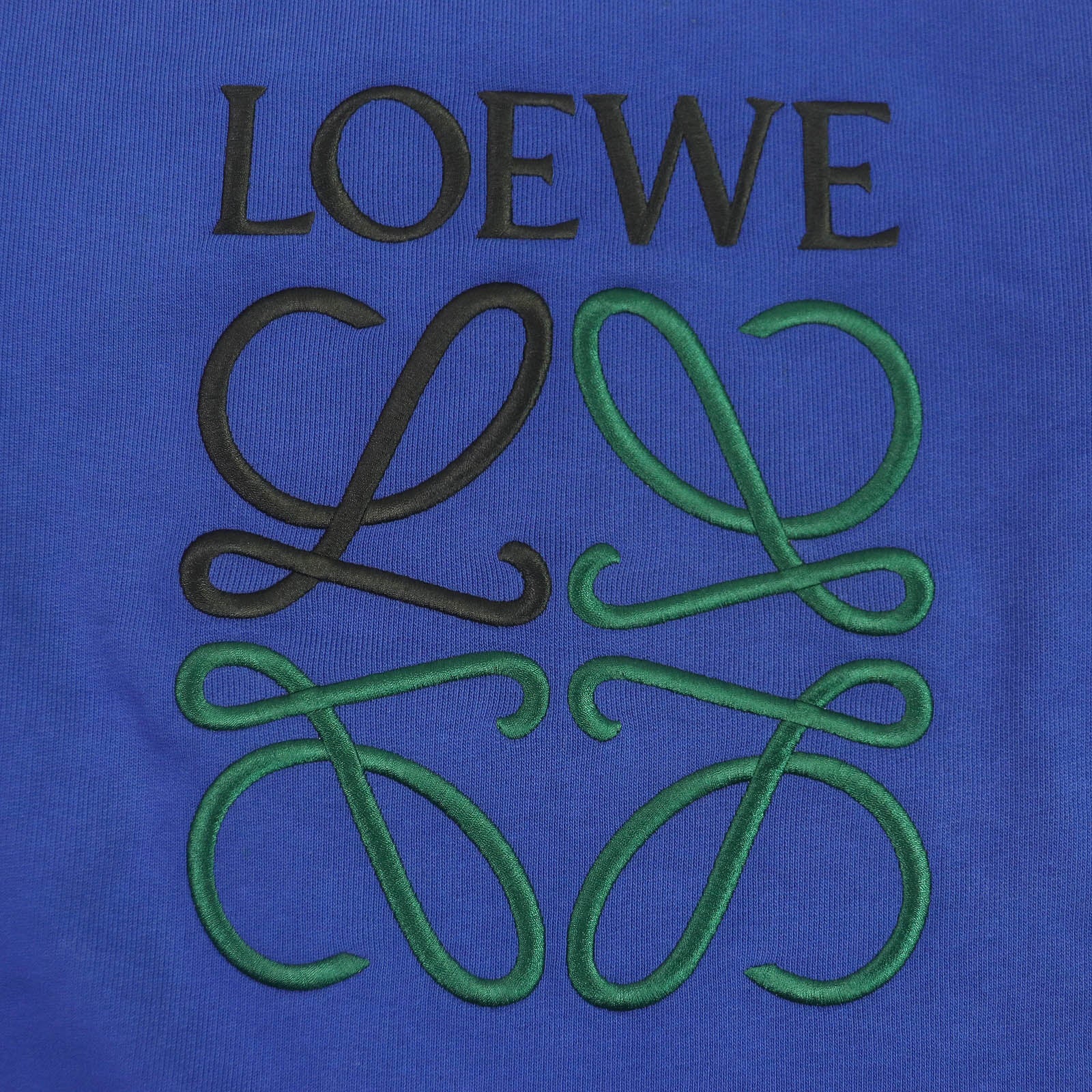 LOEWE Anagram Logo Sweatshirt Blue L