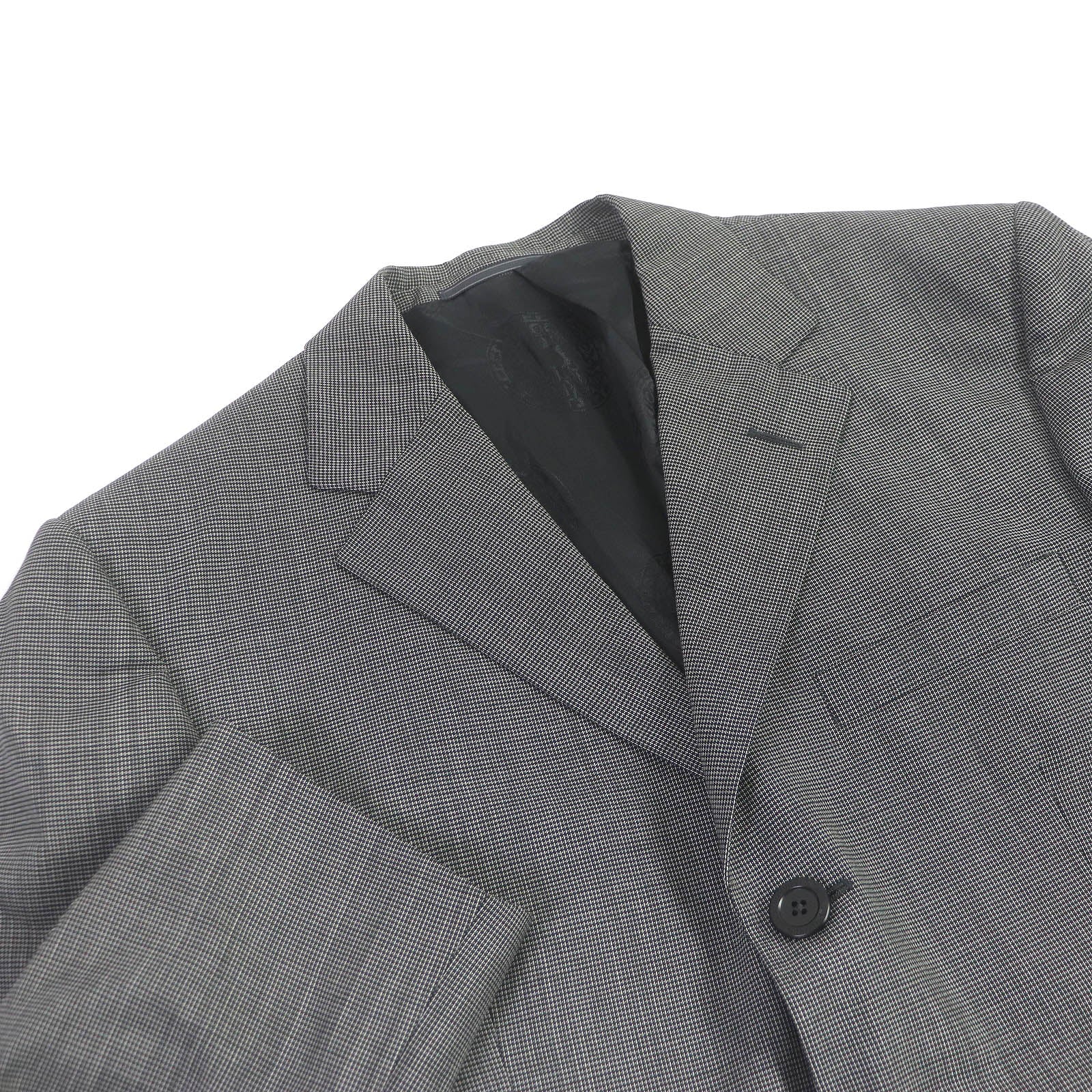 Versace Wool Suit Gray 46 Men