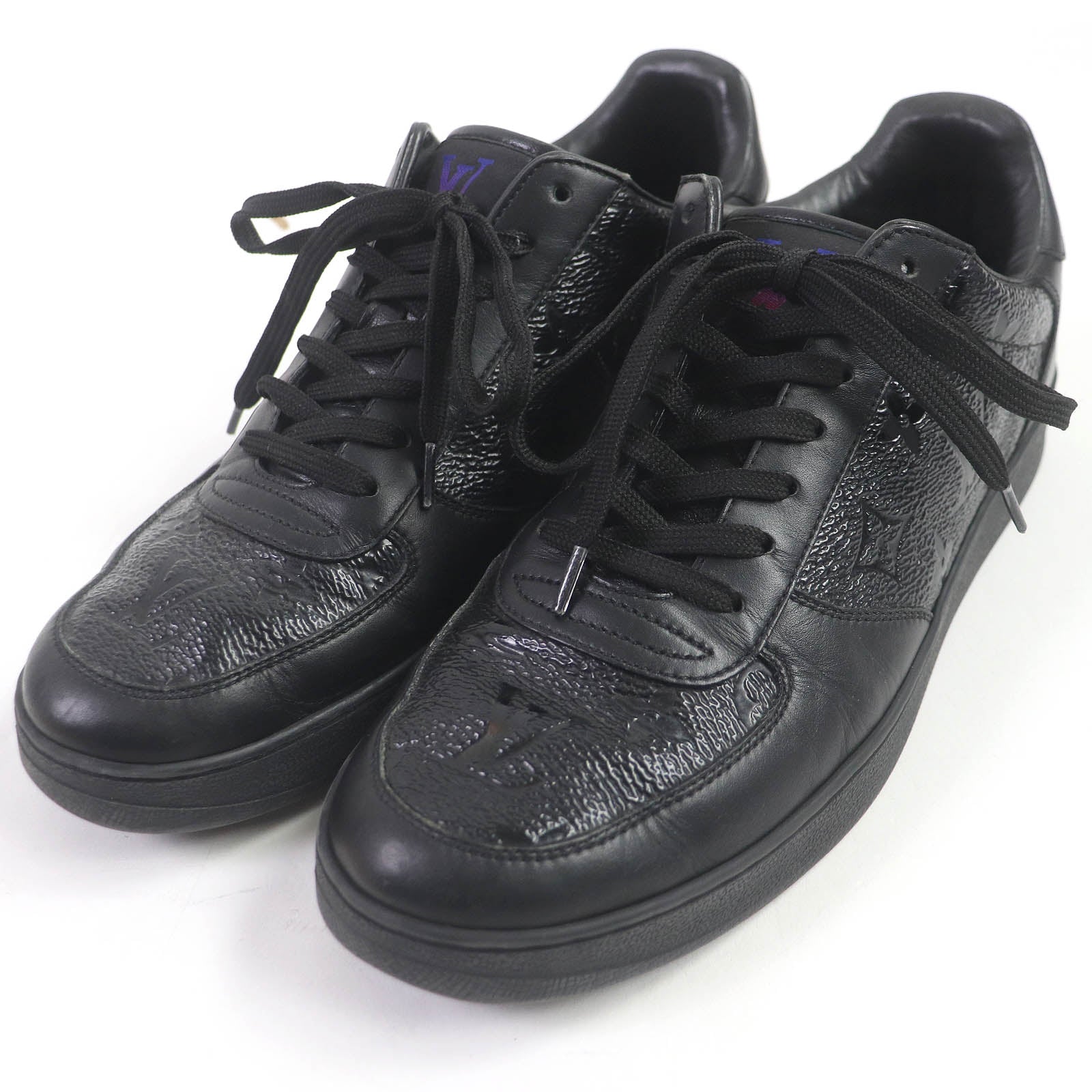 Louis Vuitton Rivoli Monogram Leather PVC Sneakers