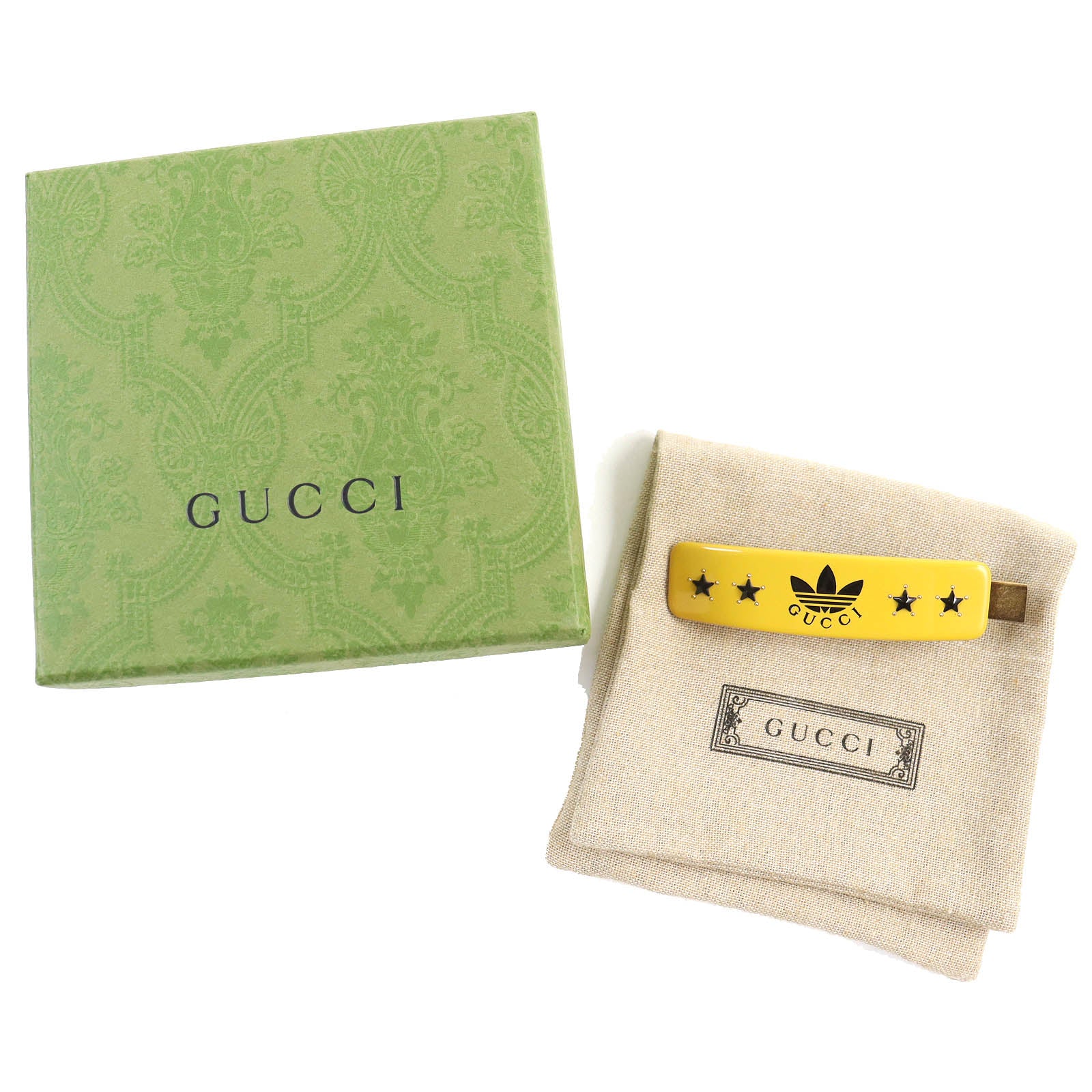 Gucci Trefoil Logo Hair Clip Accessory