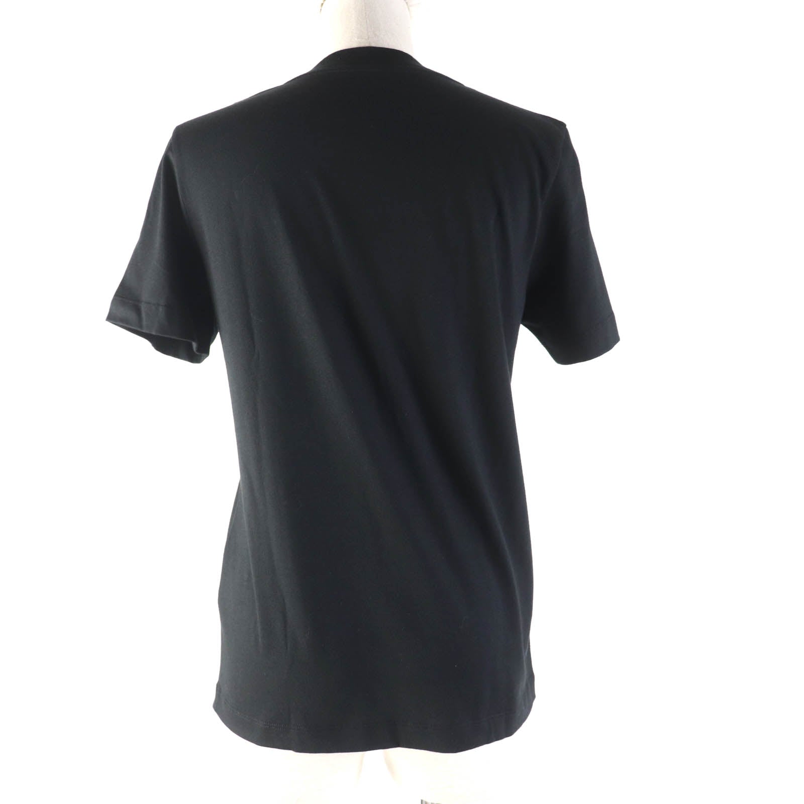 Moncler Cotton Crew Neck T-Shirt Black M Women