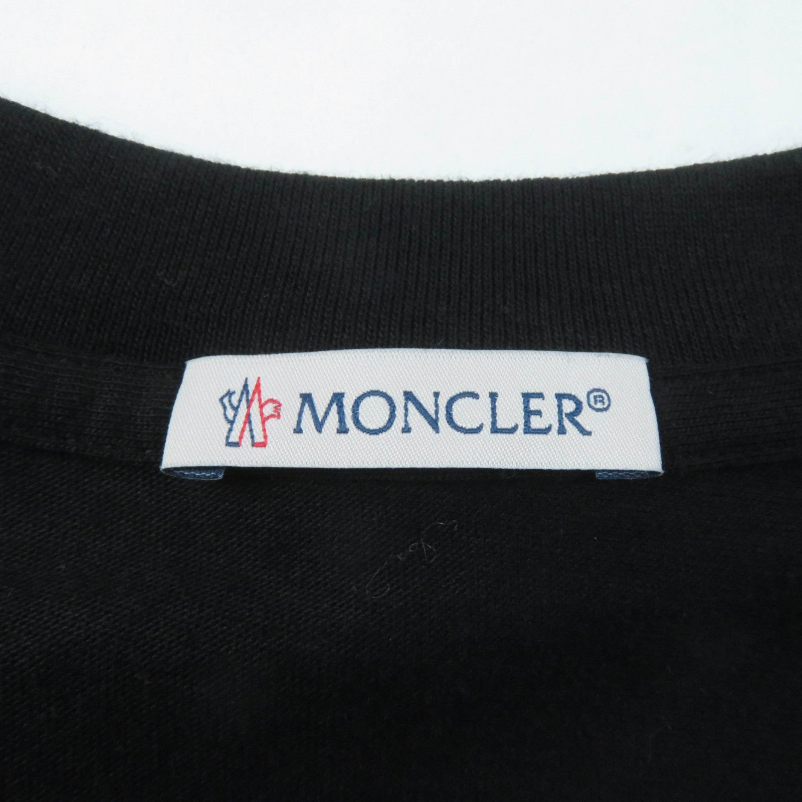 Moncler Cotton Crew Neck T-Shirt Black M Women