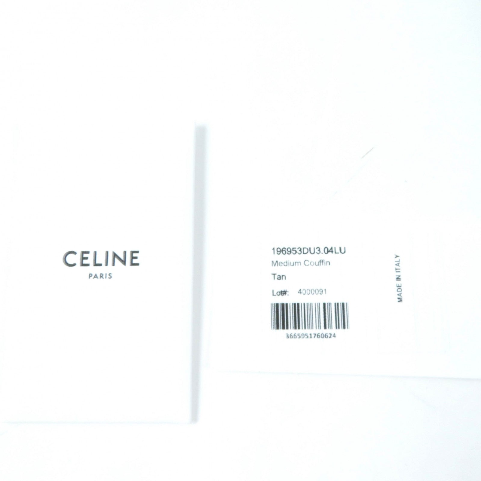 Celine Cuir Triomphe Medium Tote Bag Tan