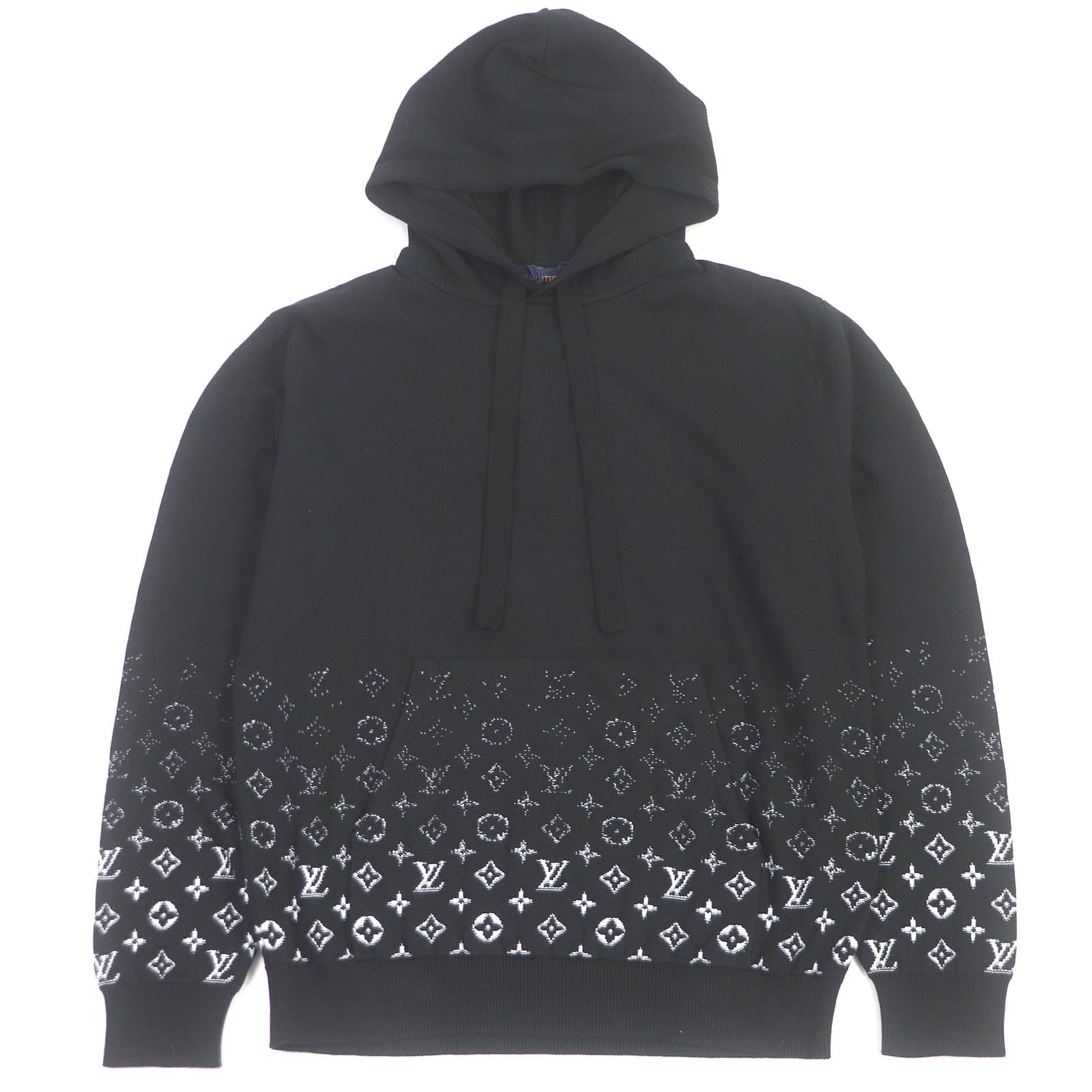 Louis Vuitton Monogram Gradient Hoodie Black M