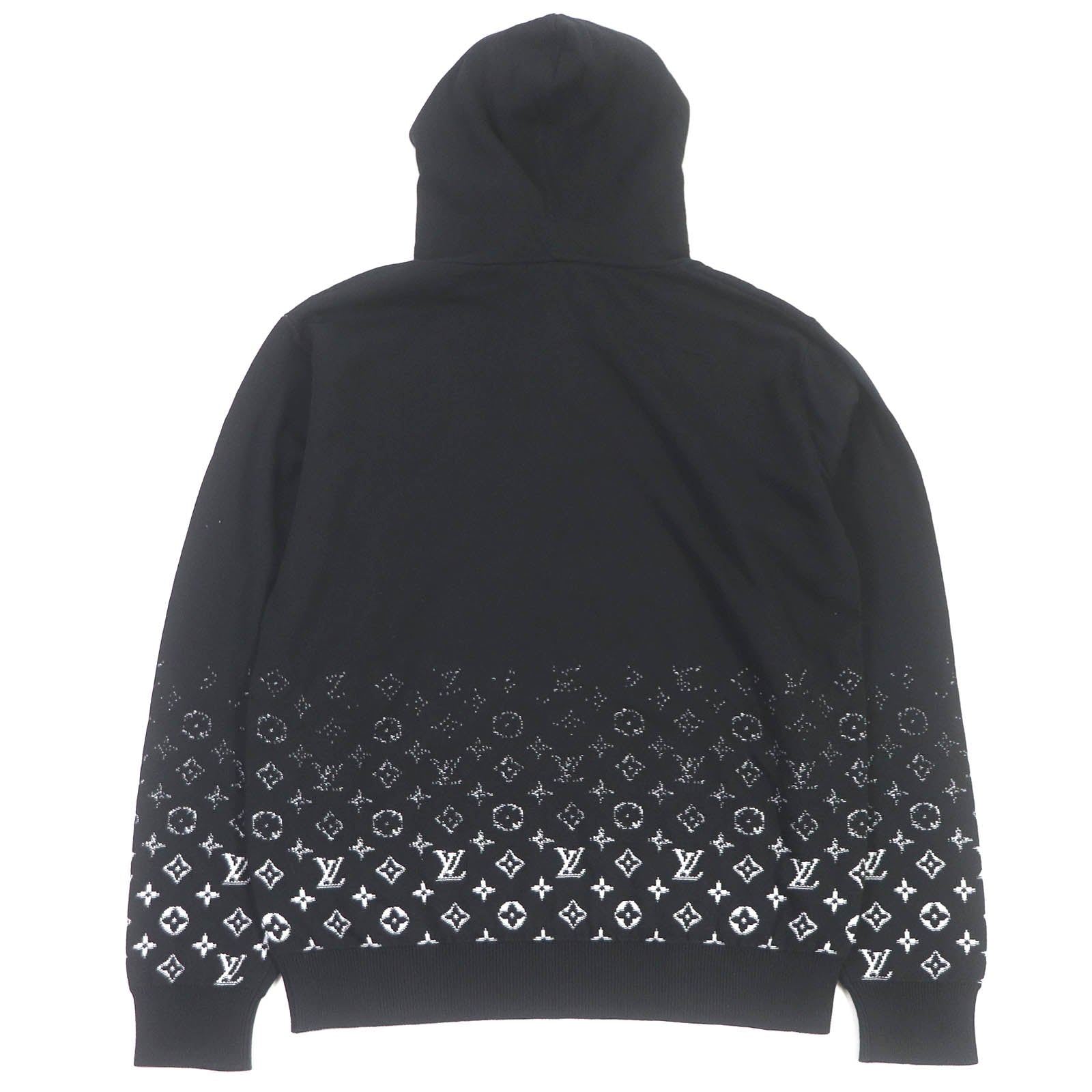 Louis Vuitton Monogram Gradient Hoodie Black M