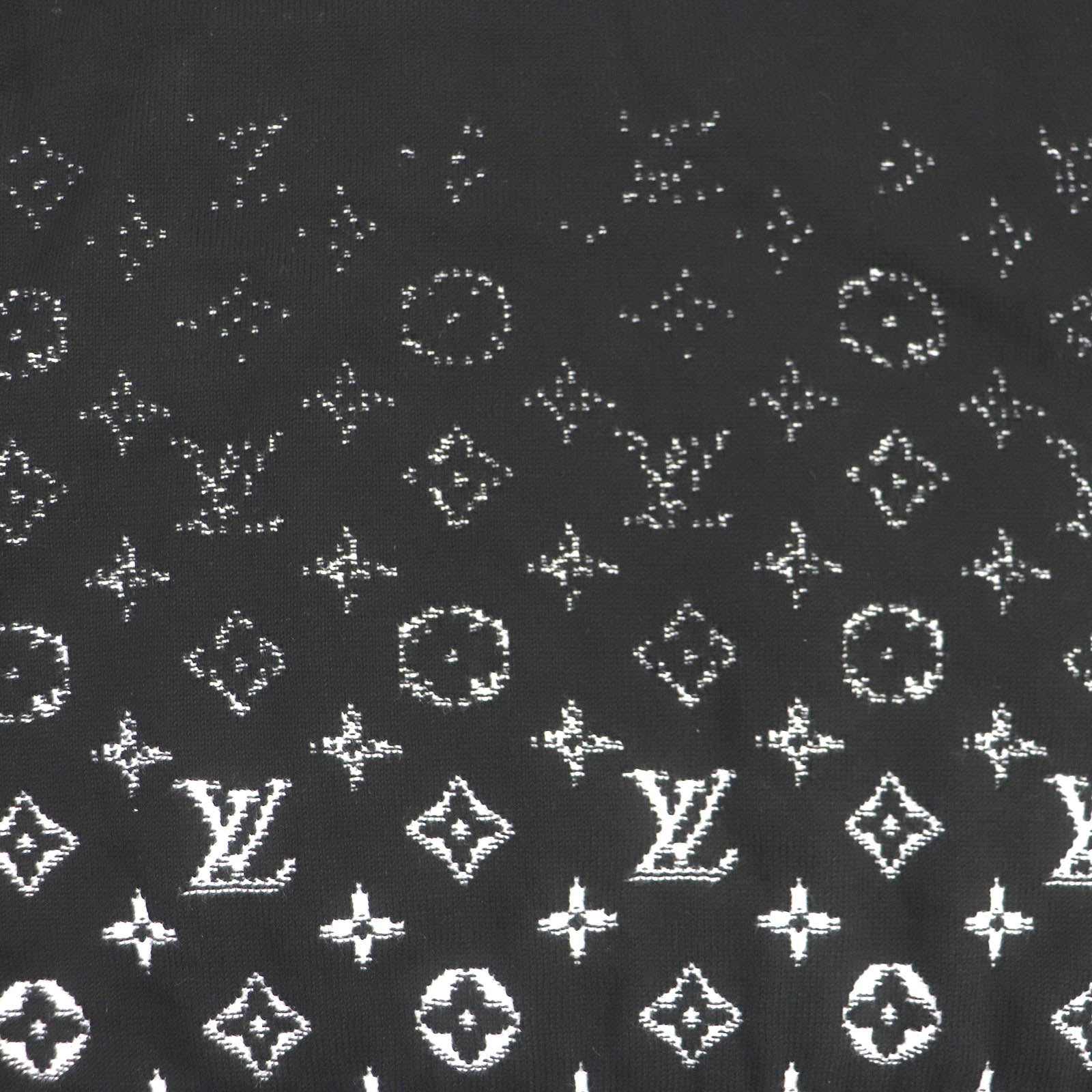 Louis Vuitton Monogram Gradient Hoodie Black M