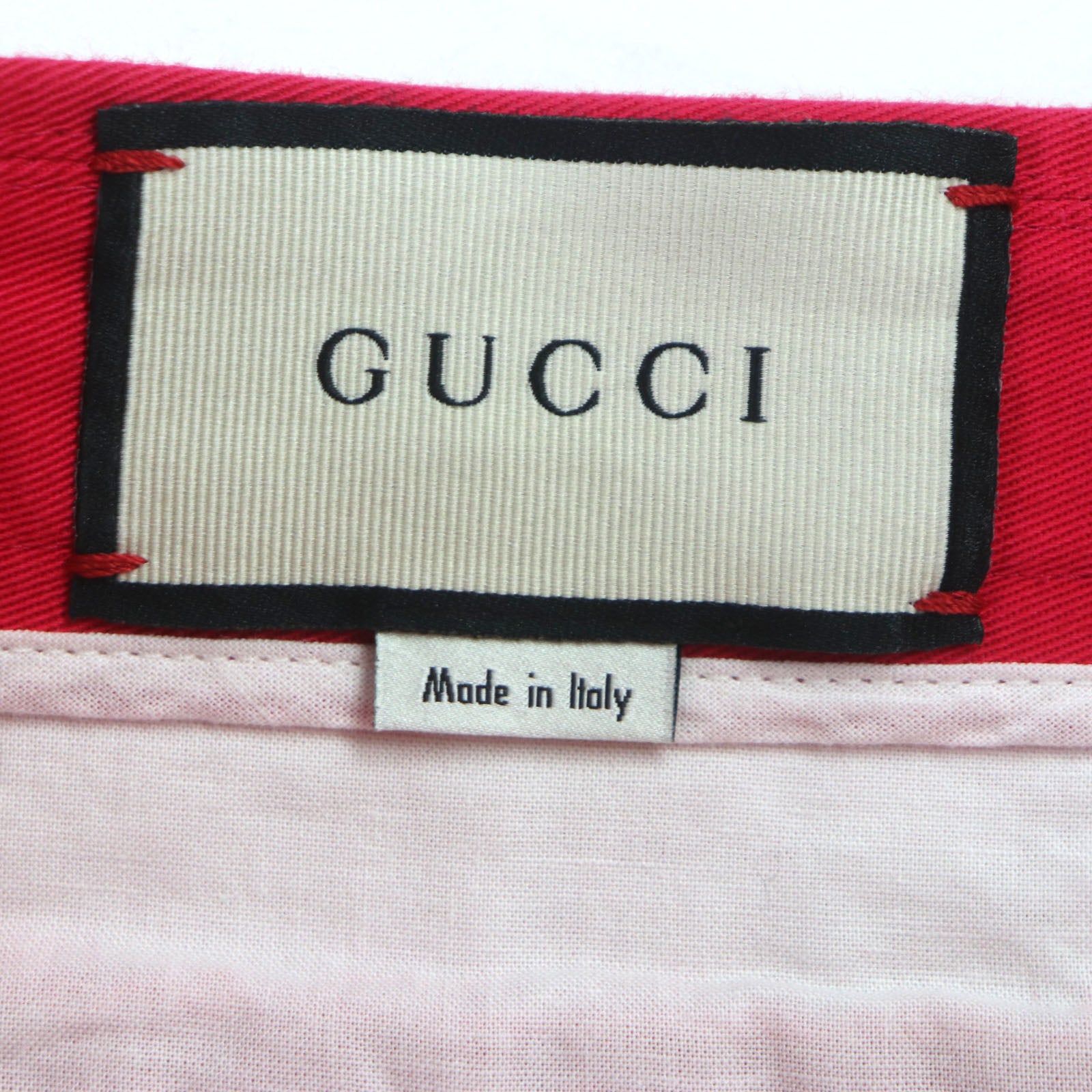 GUCCI Cotton Embroidered Tapered Pants