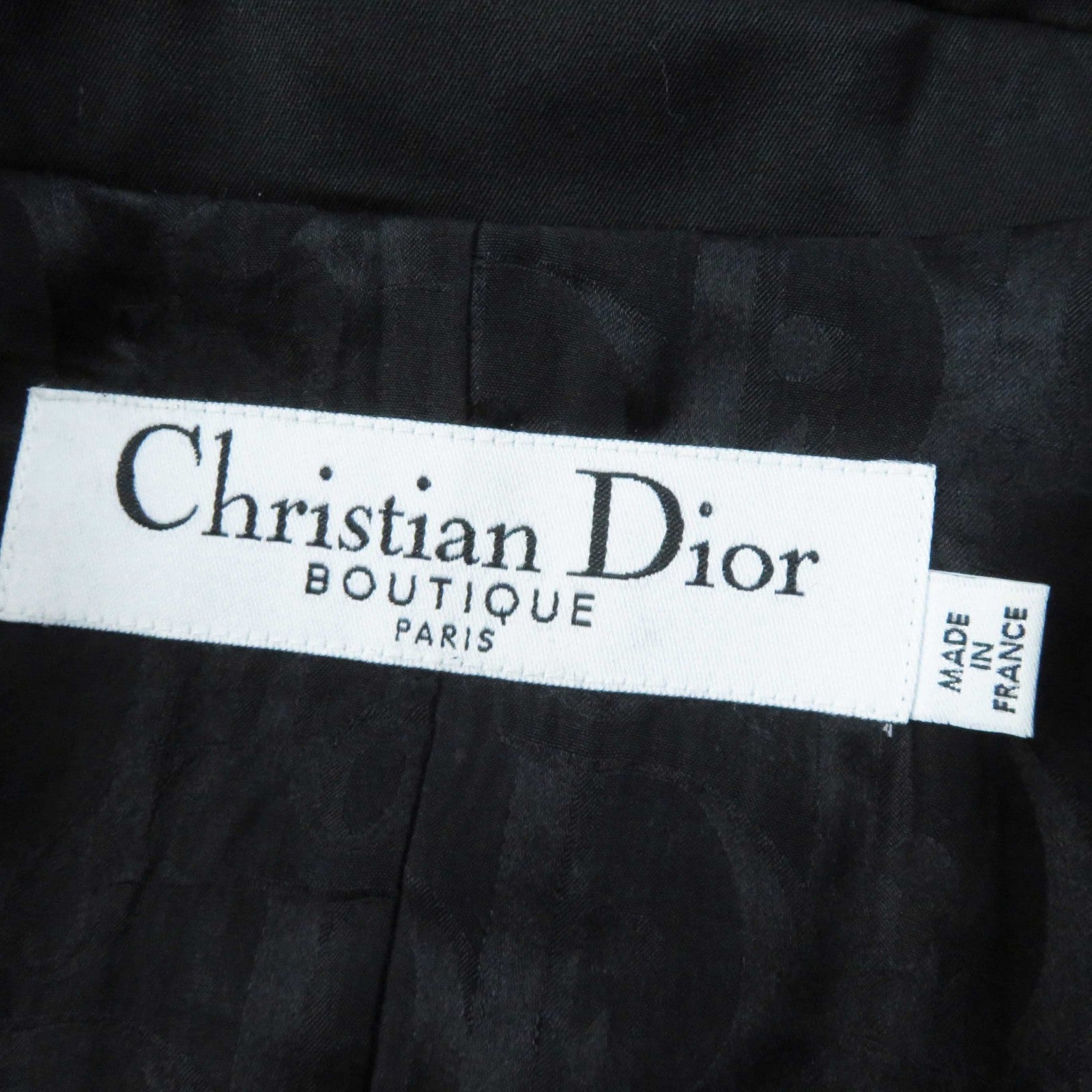 Christian Dior Wool Jacket Black 38 Women