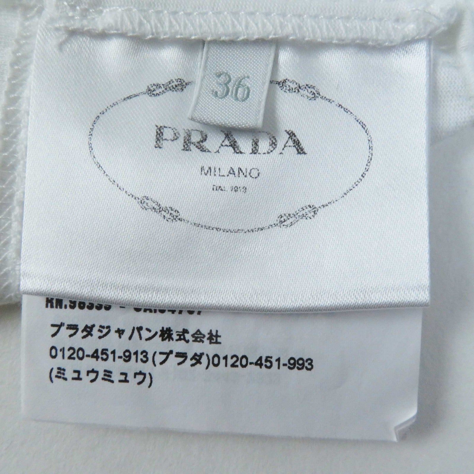 Prada Triangle Logo Mesh Sleeveless Top