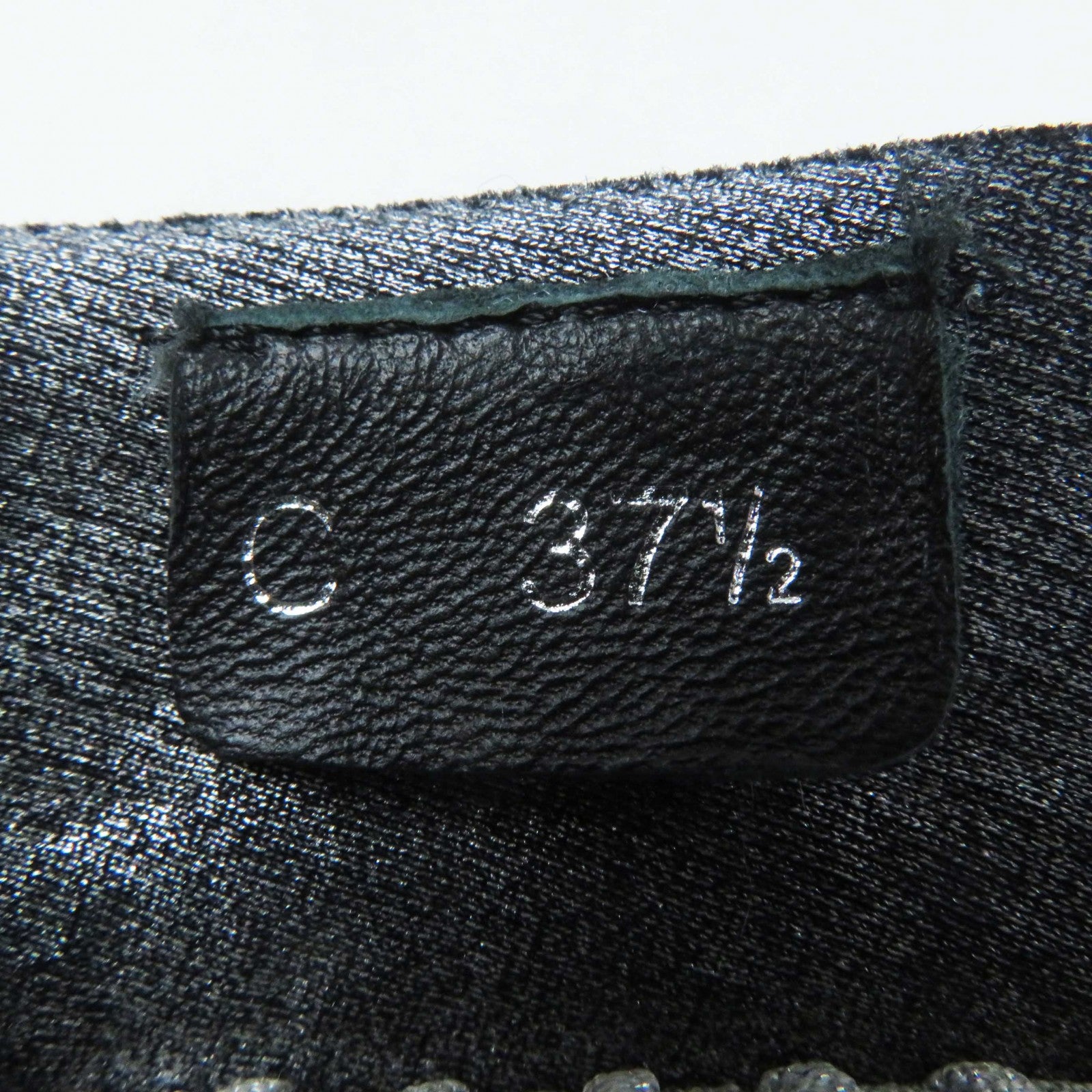 Chanel COCO Mark Knit Sneakers Gray 37.5