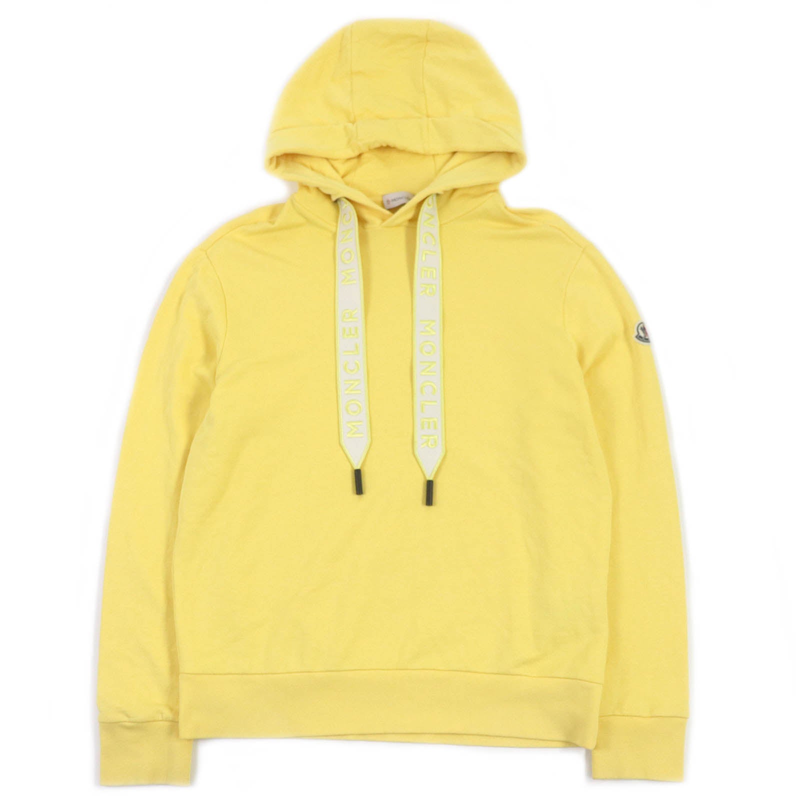 Moncler Cotton Hoodie Yellow M