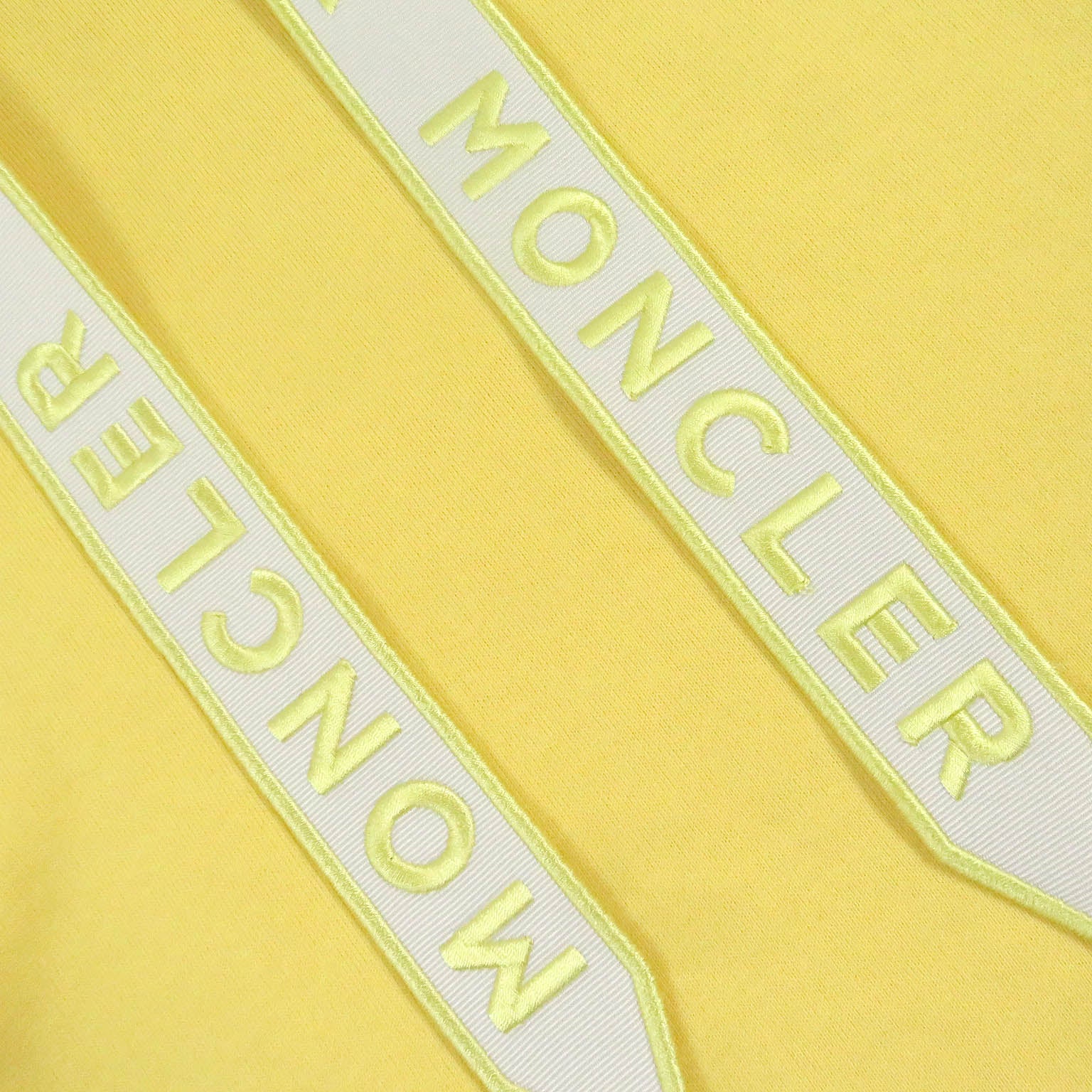 Moncler Cotton Hoodie Yellow M