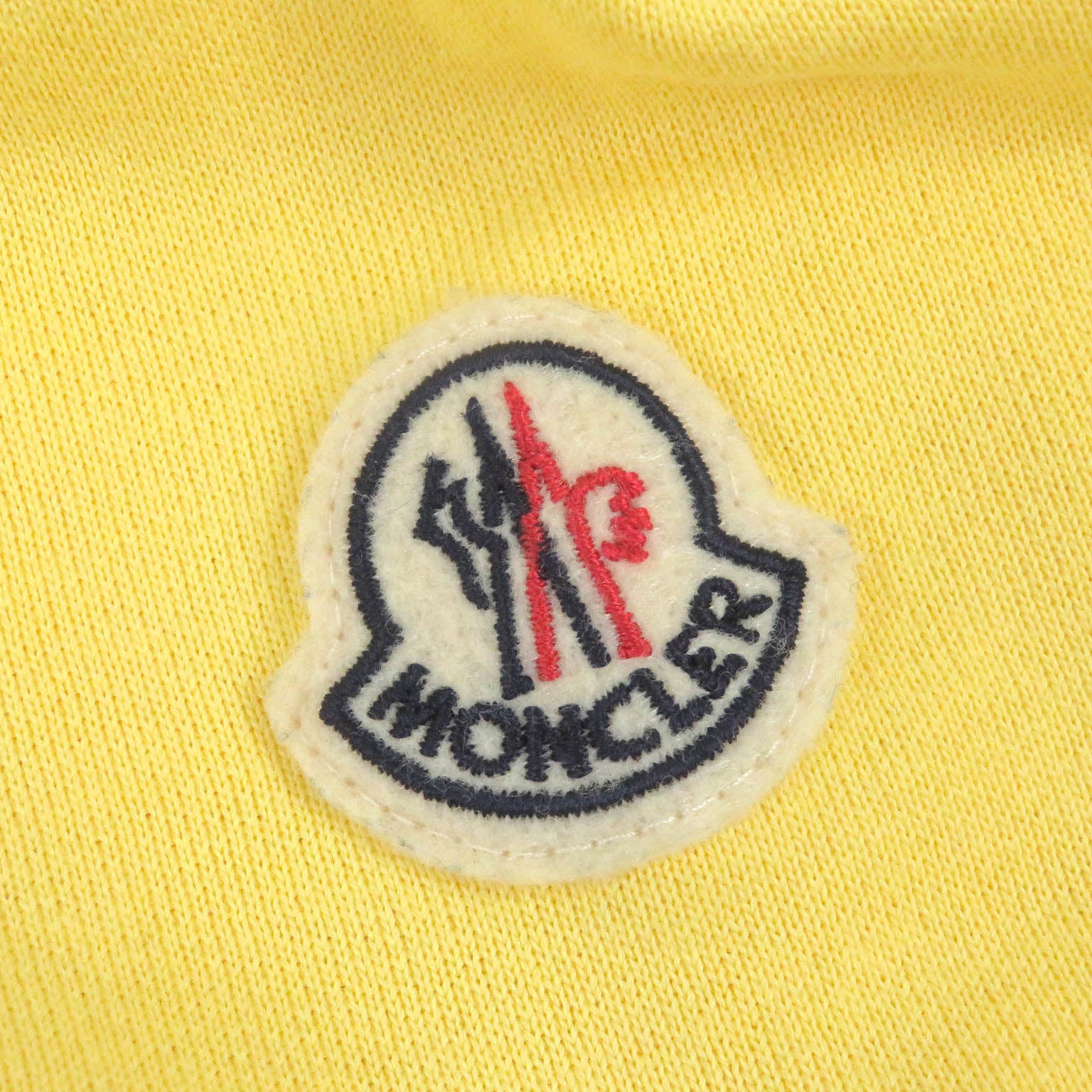 Moncler Cotton Hoodie Yellow M