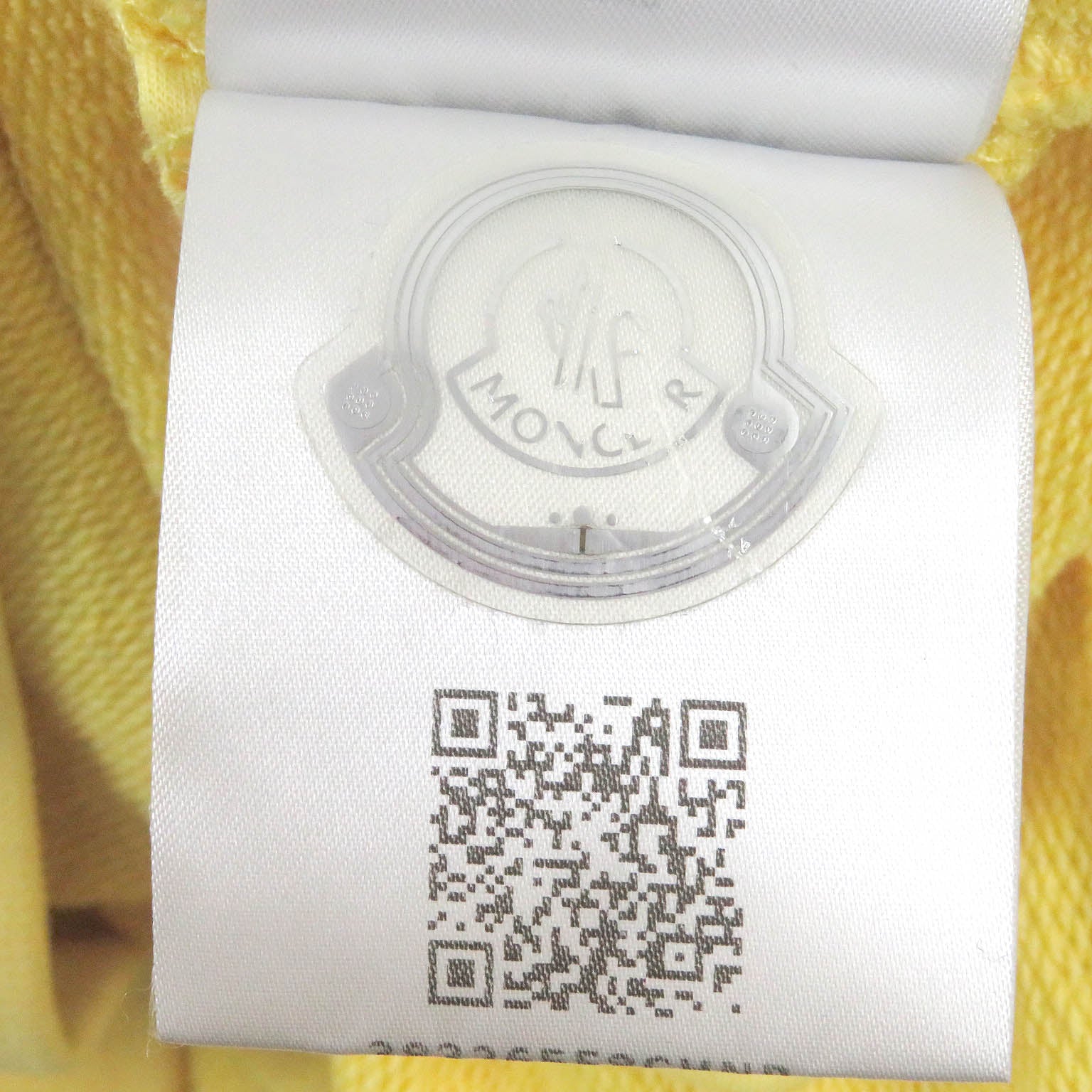 Moncler Cotton Hoodie Yellow M