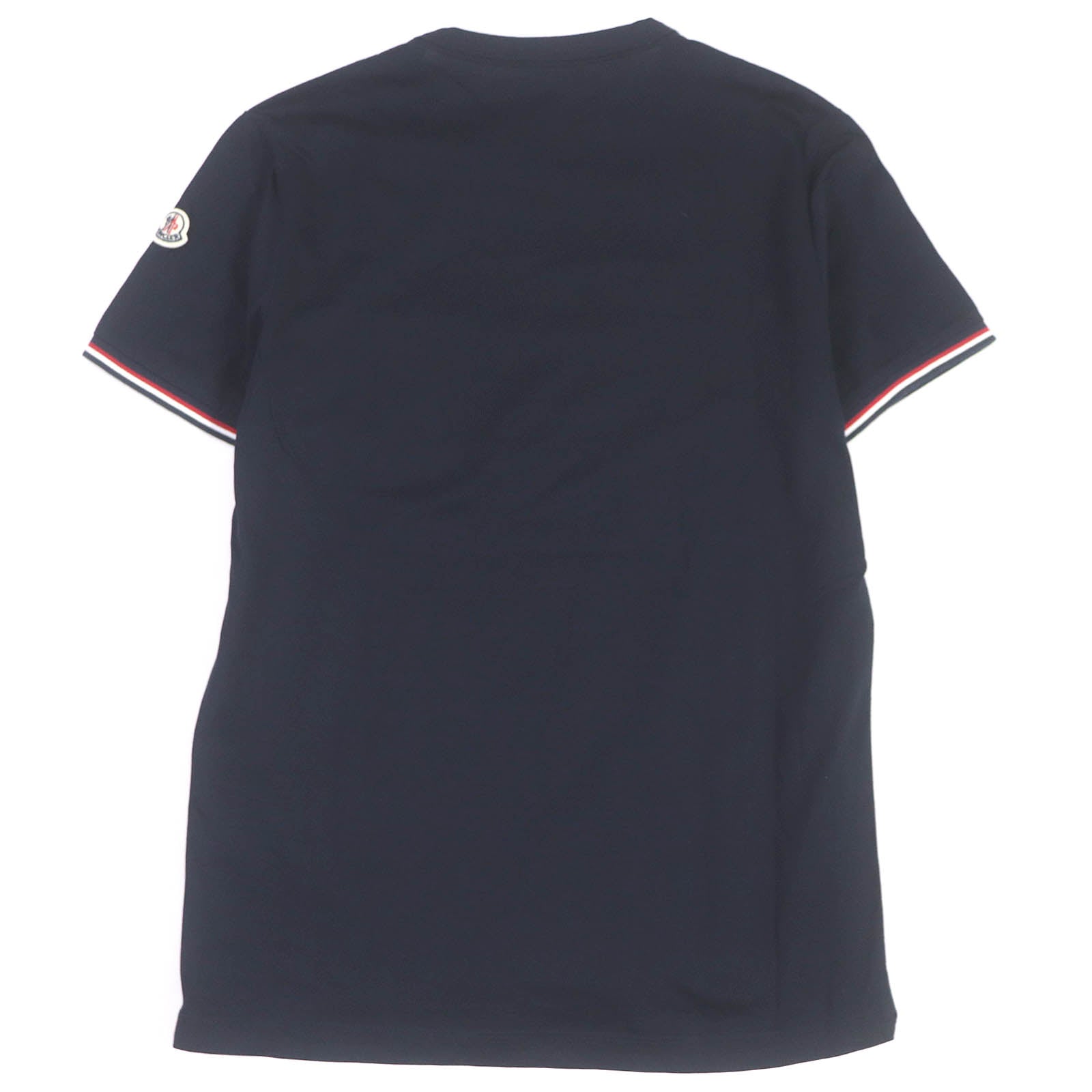 Moncler Cotton Logo Patch T-Shirt Navy XS