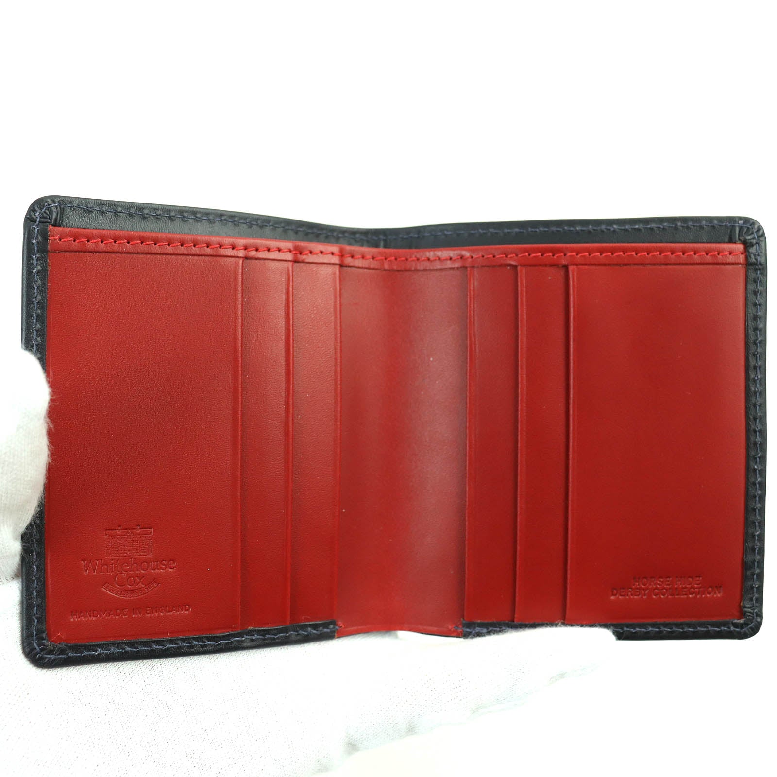 Whitehouse Cox Horsehide Bifold Wallet Navy