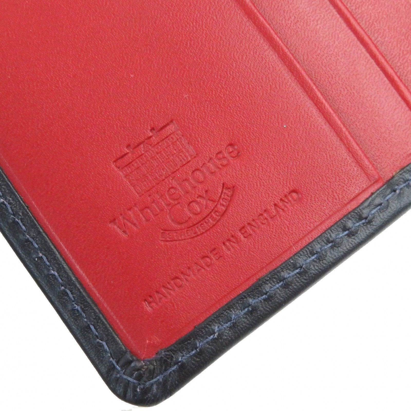 Whitehouse Cox Horsehide Bifold Wallet Navy