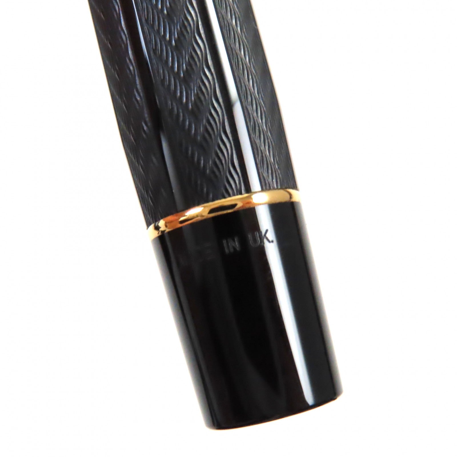 PARKER Duofold Greenwich 18K Fountain Pen Black Gold