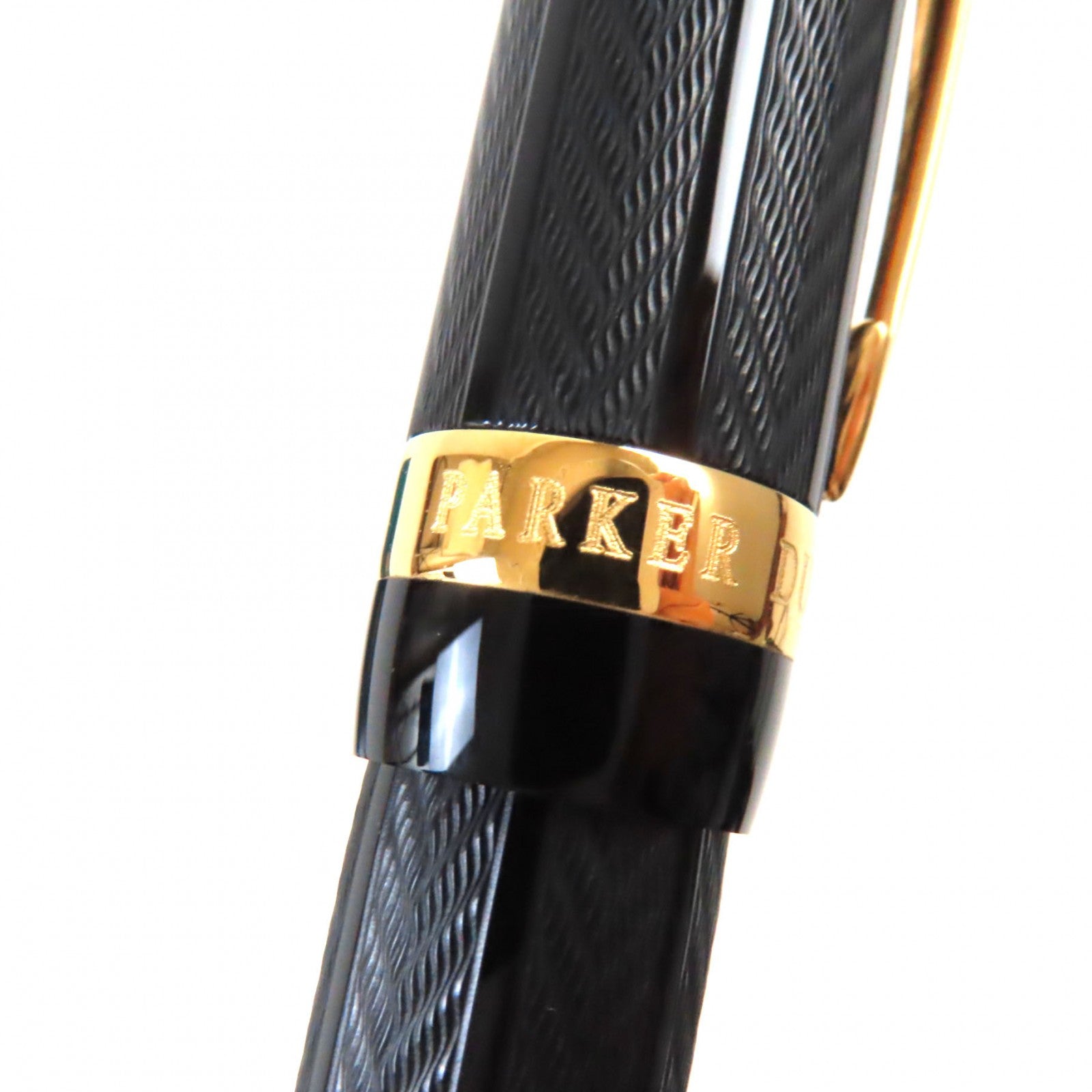 PARKER Duofold Greenwich 18K Fountain Pen Black Gold