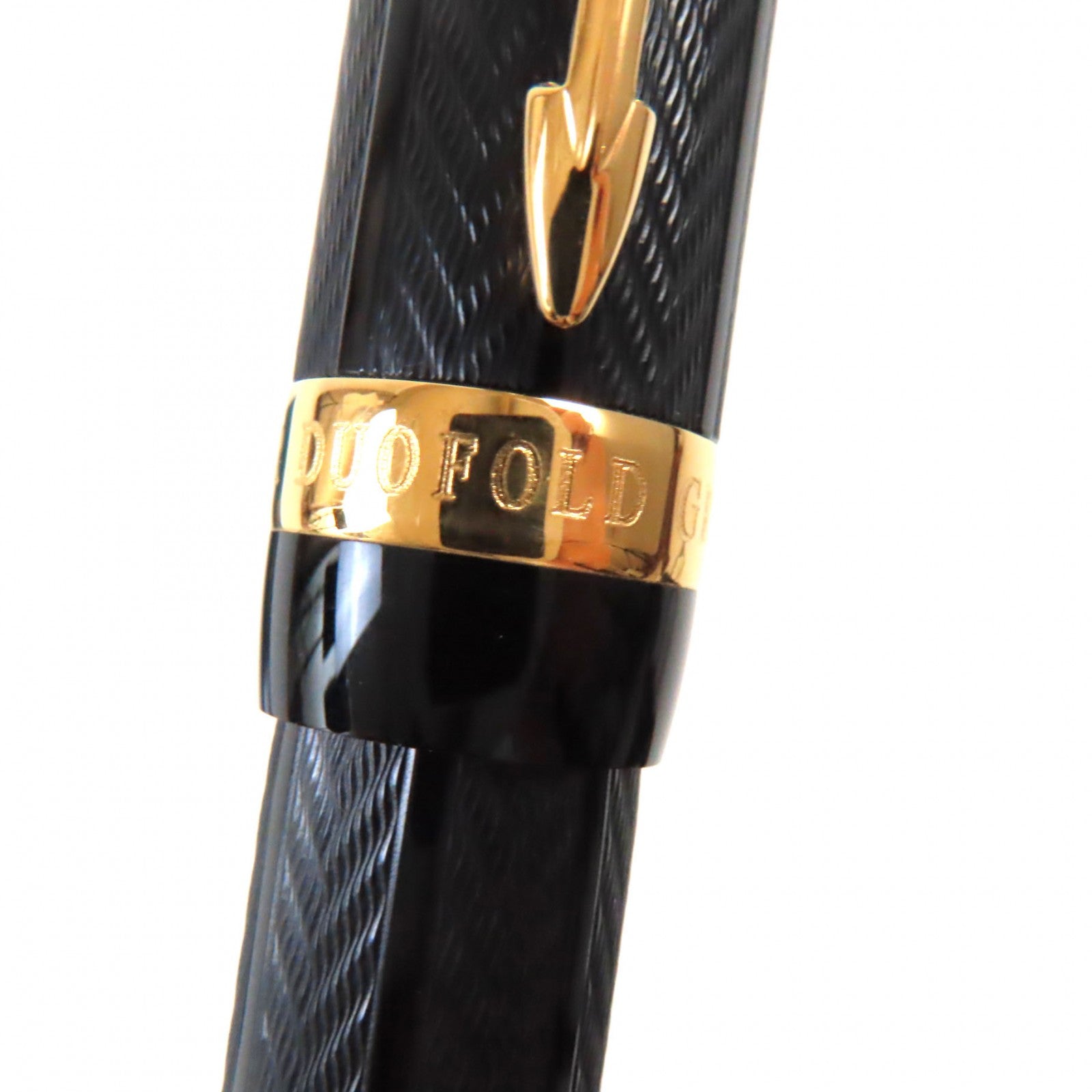 PARKER Duofold Greenwich 18K Fountain Pen Black Gold