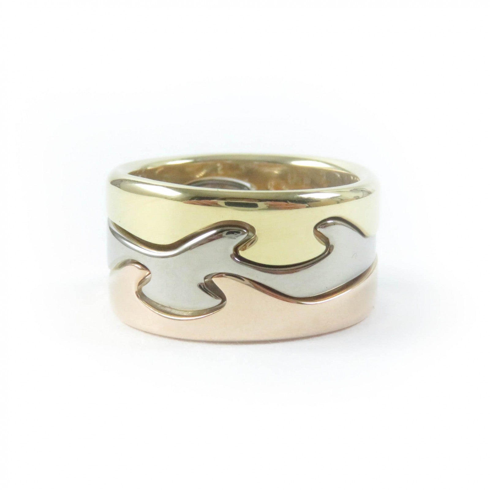 Georg Jensen Fusion Ring 750 Gold Silver