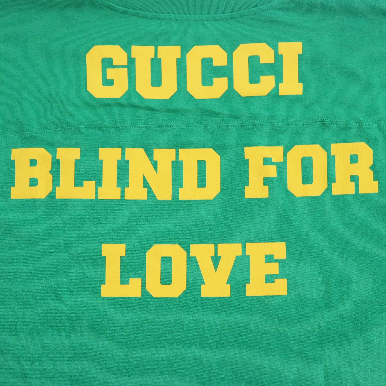 Gucci Cotton Print T-Shirt Green XXS