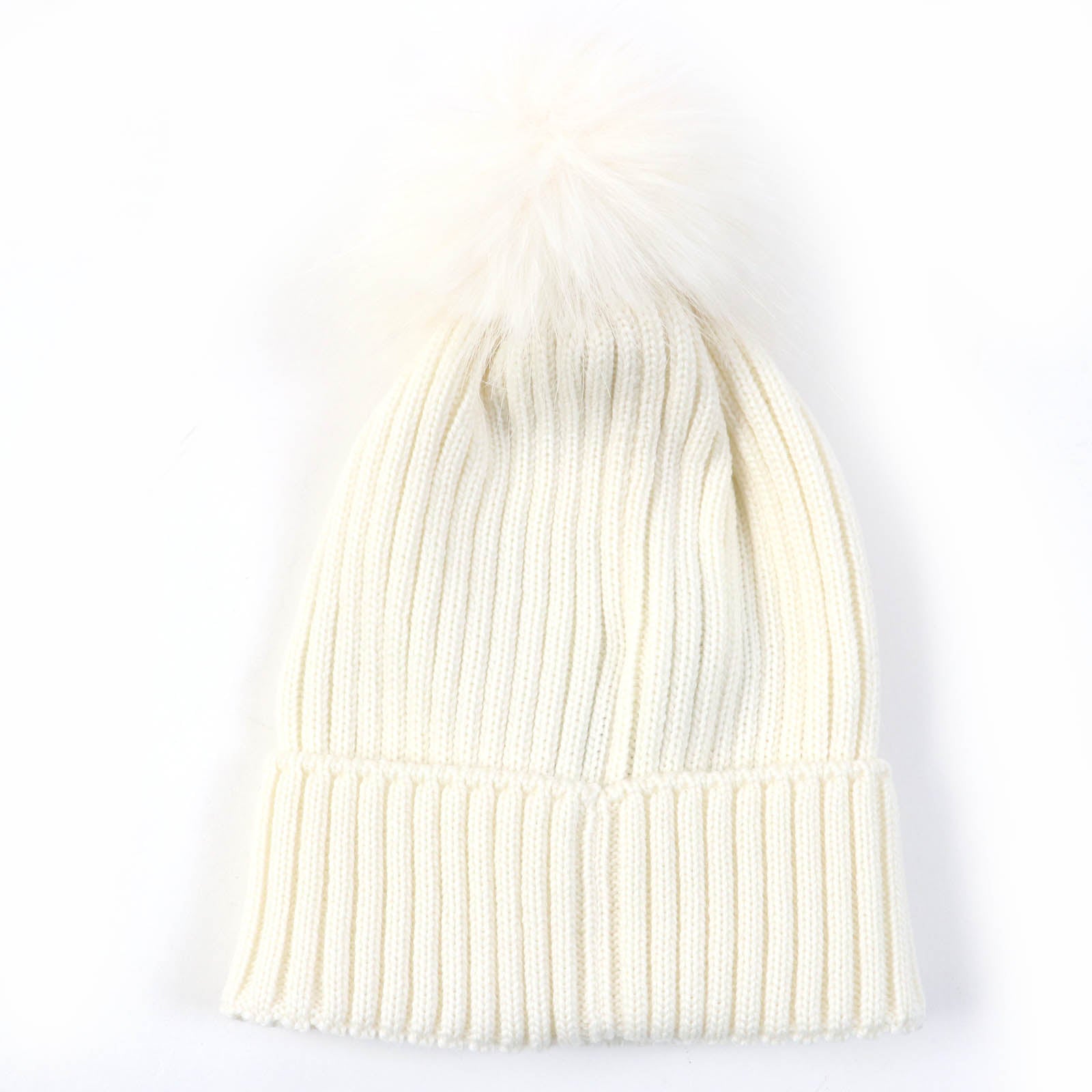 MONCLER Wool Acrylic Logo Patch Knit Cap