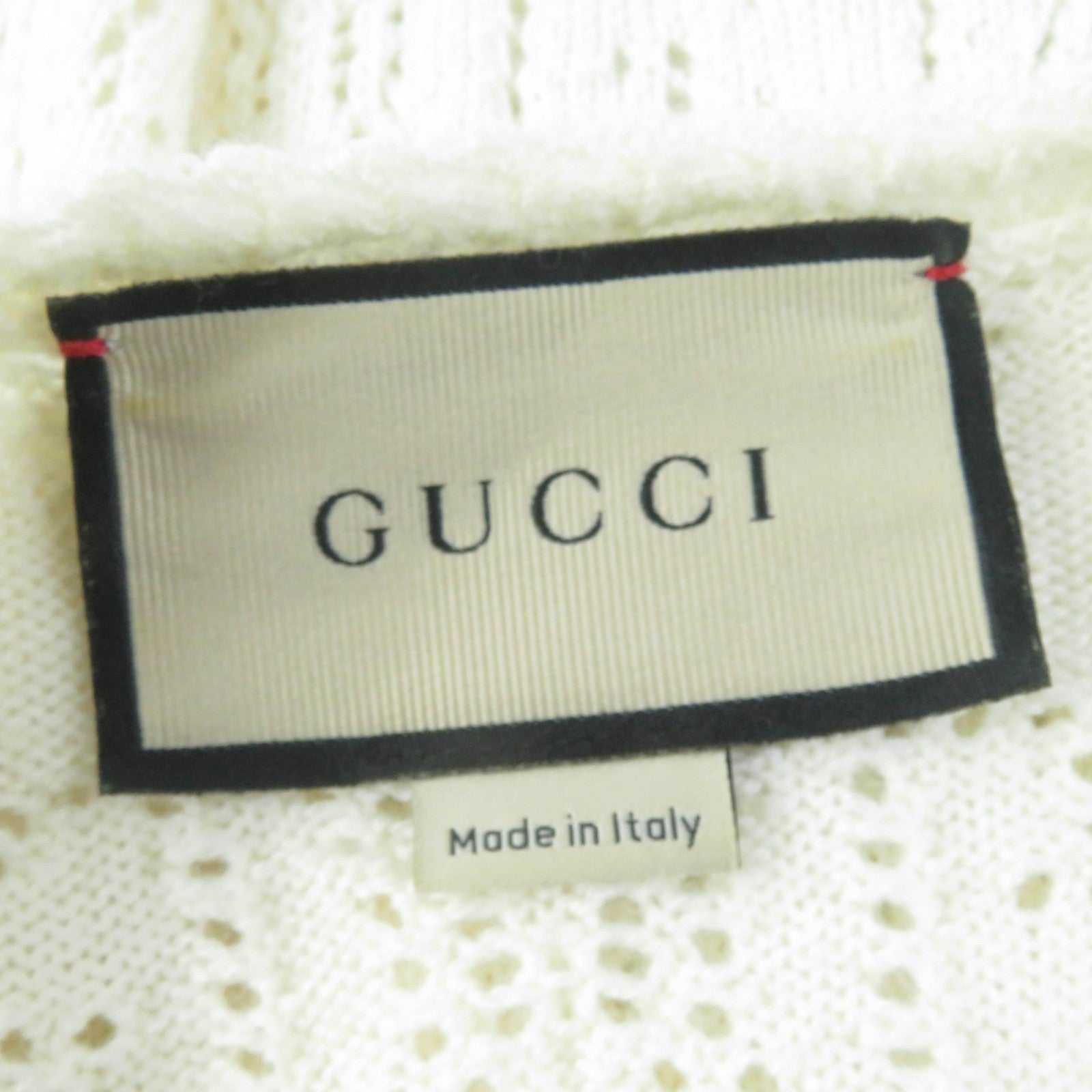 Gucci Wool GG Knit Cardigan XS Ivory