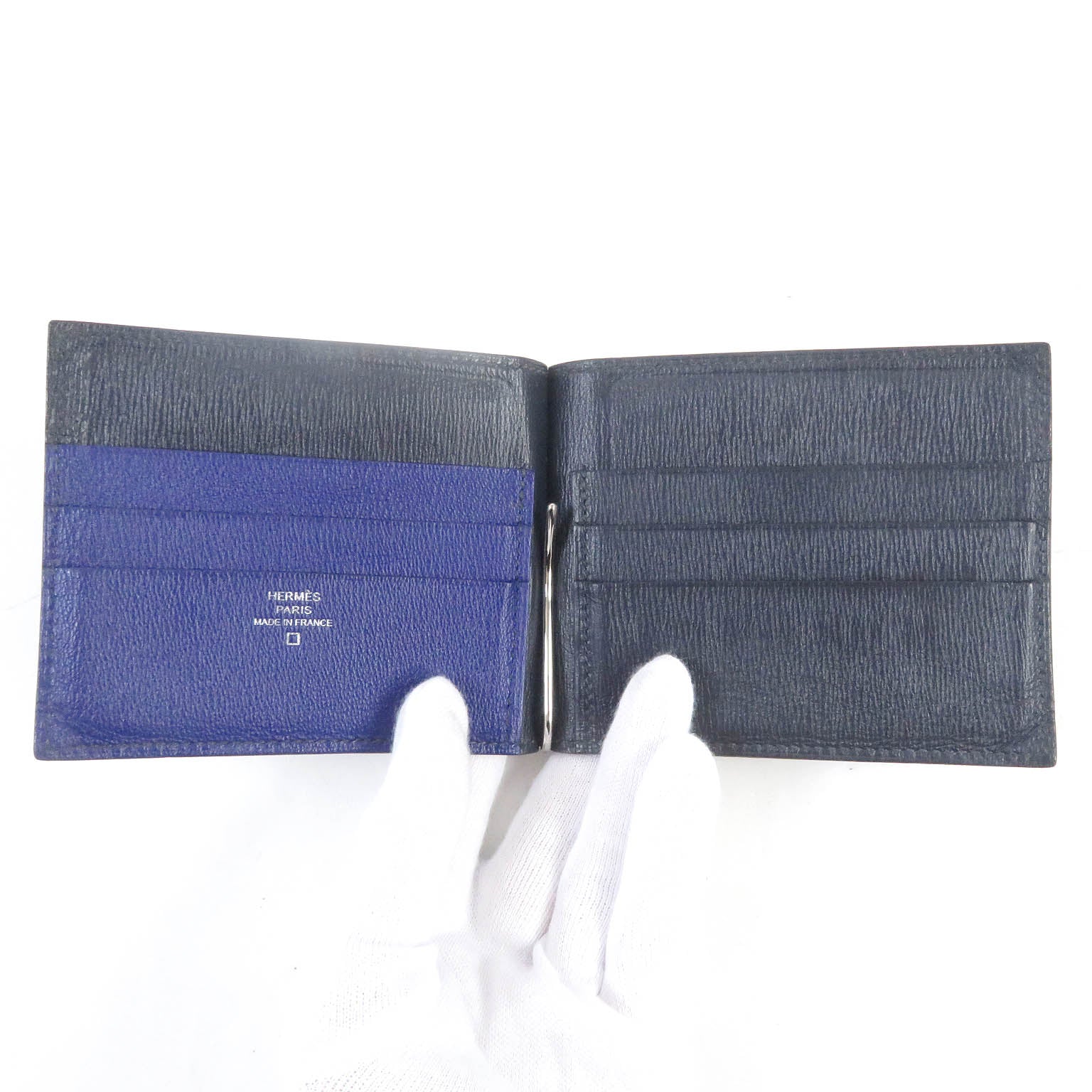 Hermes Alligator Matte Bill Holder Card Case