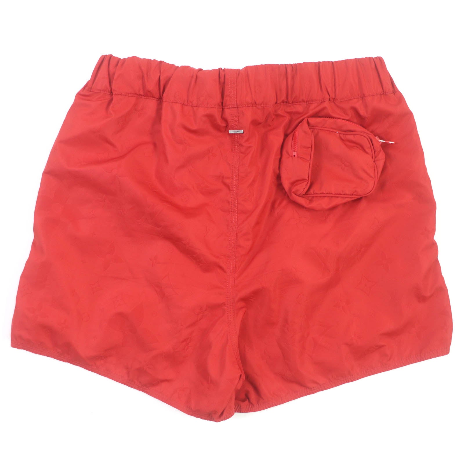 Louis Vuitton 3D Pocket Monogram Board Shorts Red S