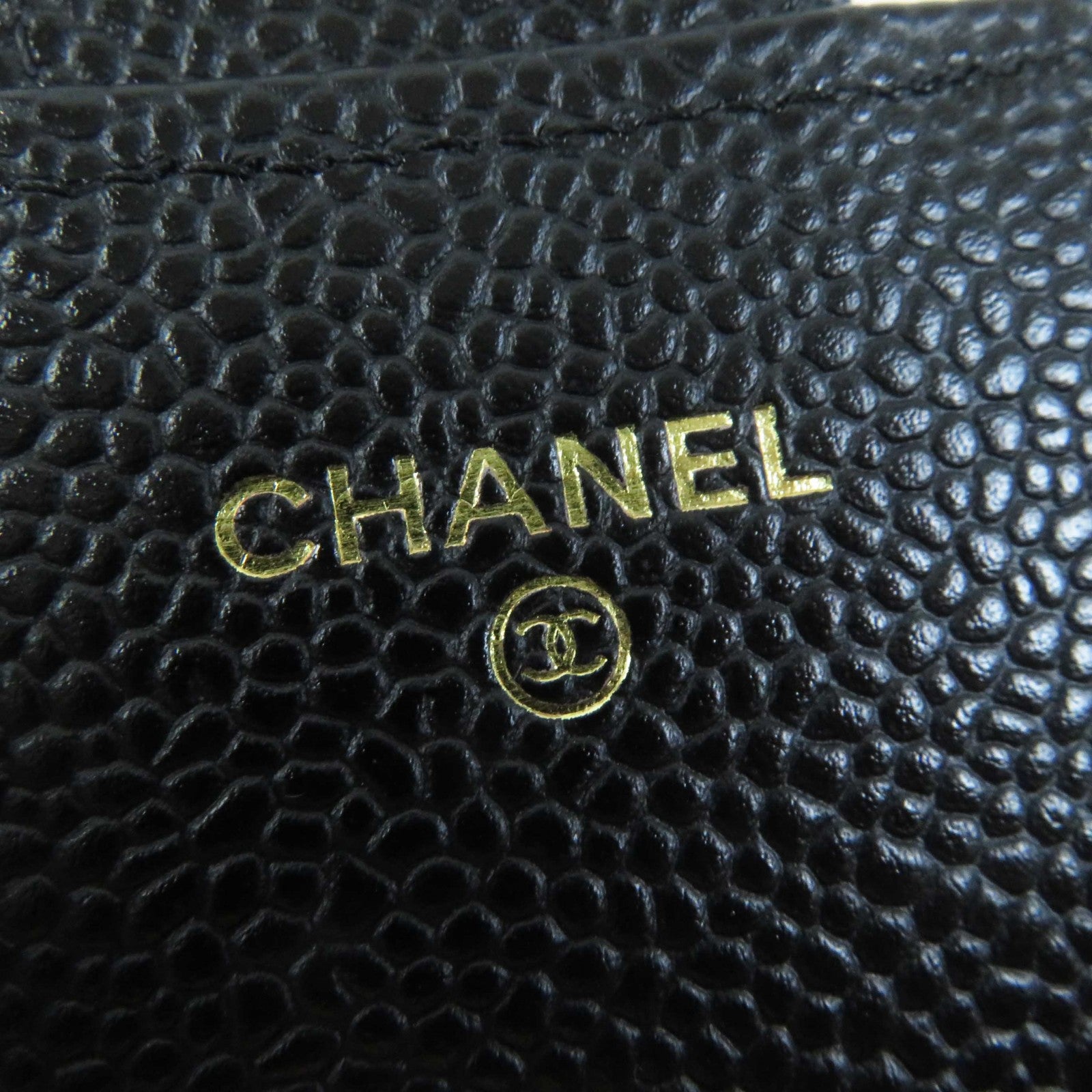 Chanel Classic Long Flap Wallet Caviar Skin