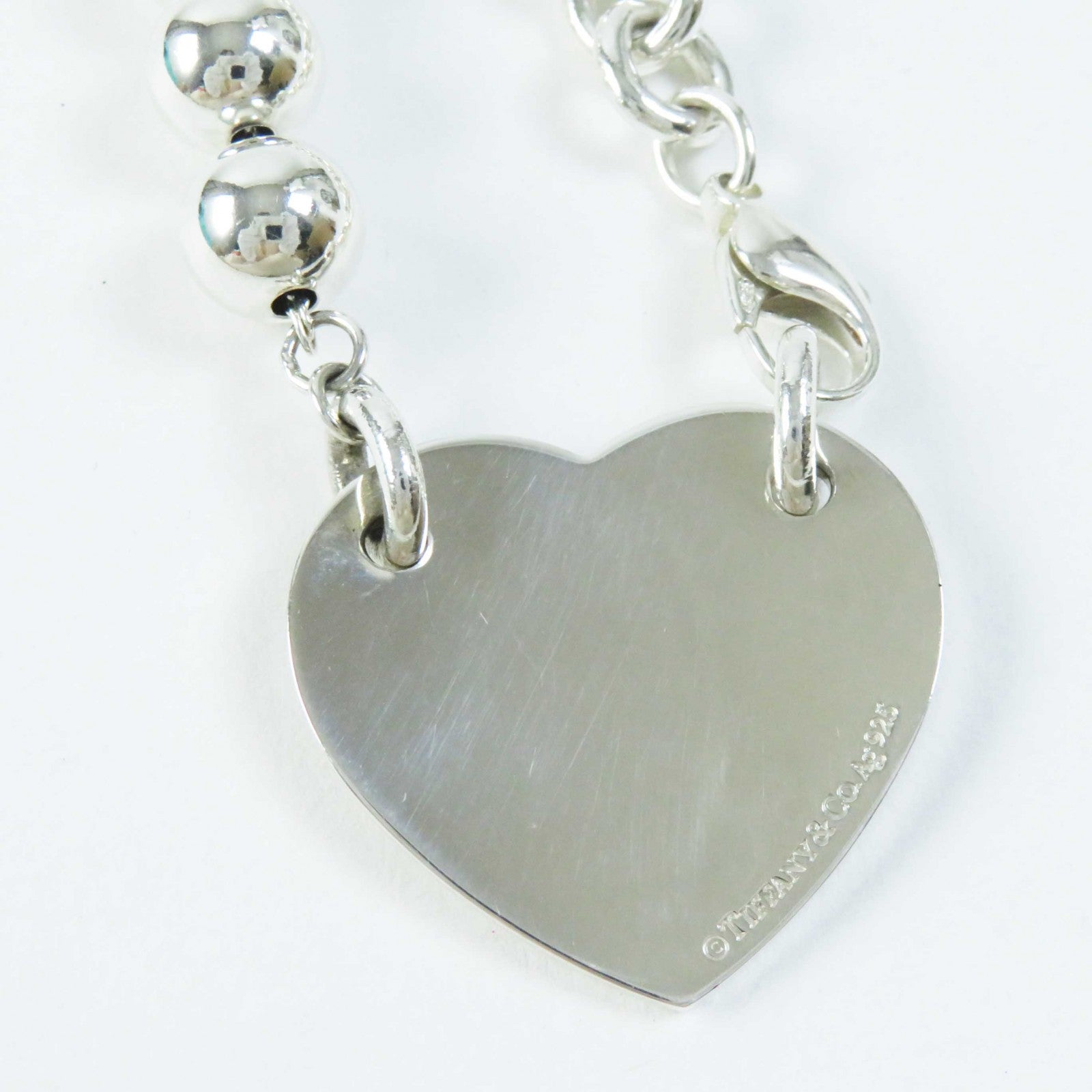 Tiffany & Co Heart Tag Wrap Necklace AG925