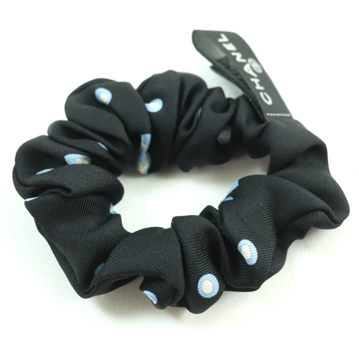 Chanel Silk COCO Mark Scrunchie Hair Accessory