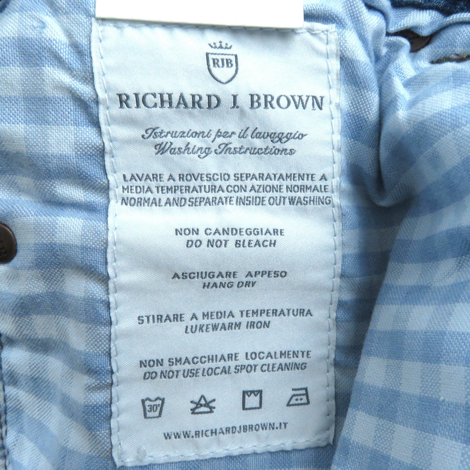 RICHARD J. BROWN T191 TOKYO Stretch Denim Pants