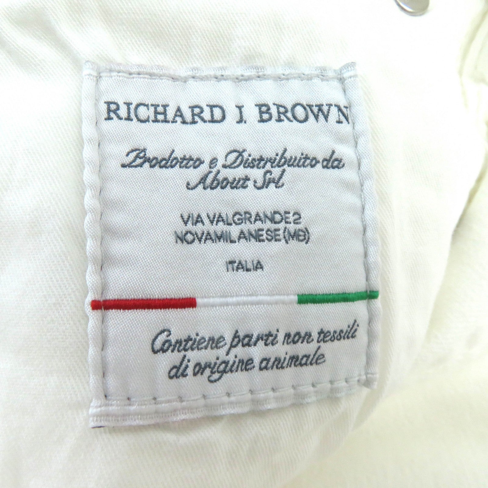 RICHARD J. BROWN T118 TOKYO Stretch Denim Pants White 34