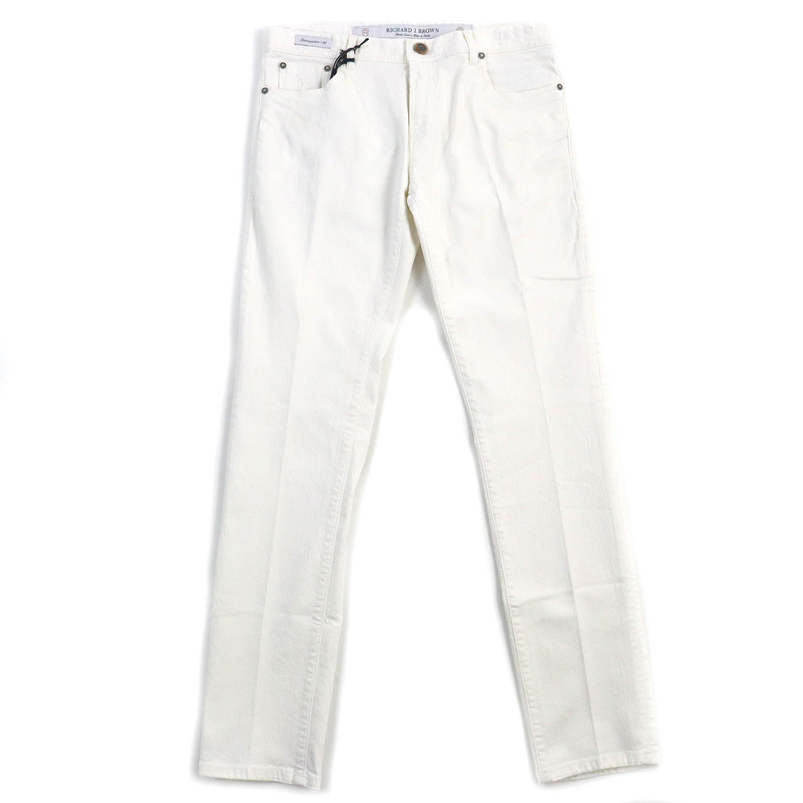 RICHARD J. BROWN T118 TOKYO Stretch Denim Pants White 34